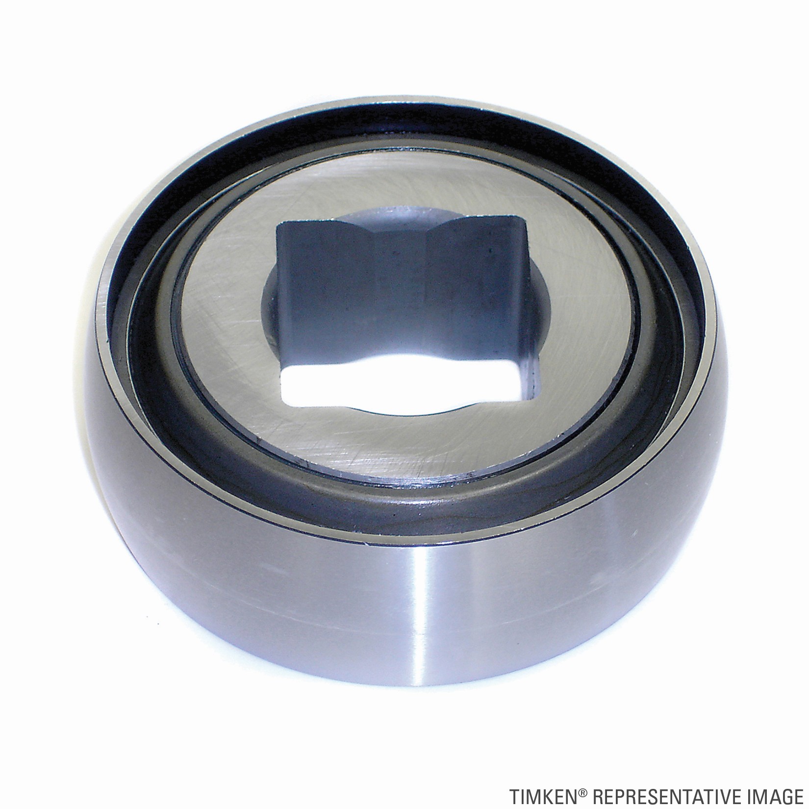 Timken W209PPB5 Tri-Ply Shrouded Seals, Spherical OD, Square Bore, Non-Relubricatable