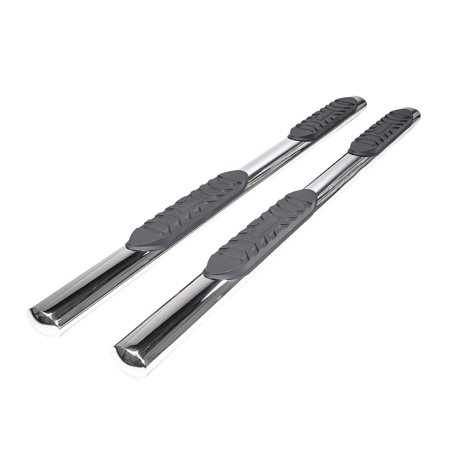TrailFX 2930347991 4 Inch Oval Straight Pol Stainless Steel Rocker Panel Mount - Image 2