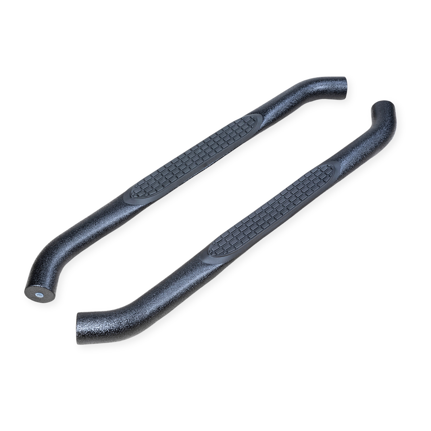 TrailFX A0027T 3 Inch Round Bent Textured Black Steel Without End Caps Frame Body Mount Bolts - Image 3