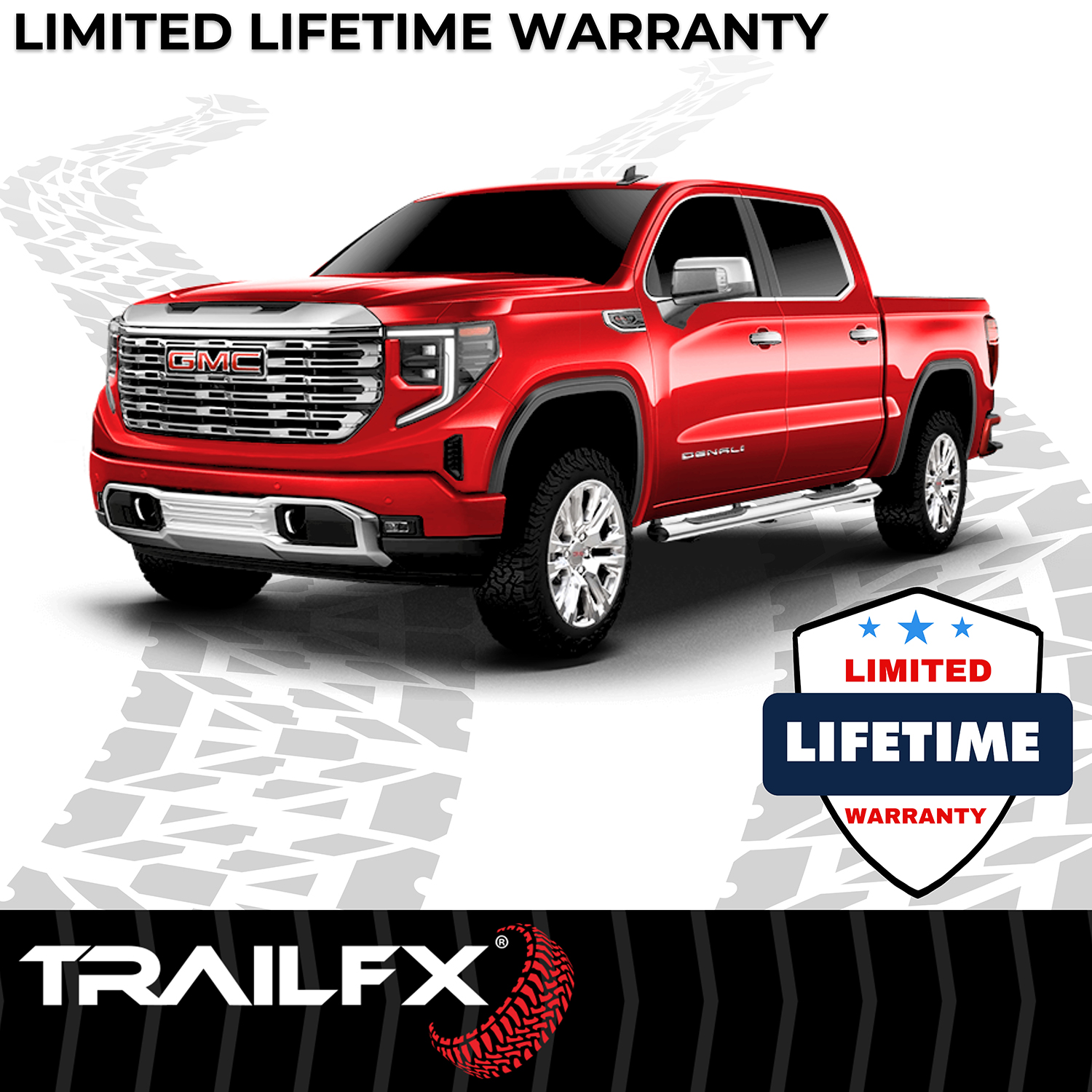 TrailFX A7010S 5 Inch Oval Straight Pol Stainless Steel Rocker Panel Mount - Image 4