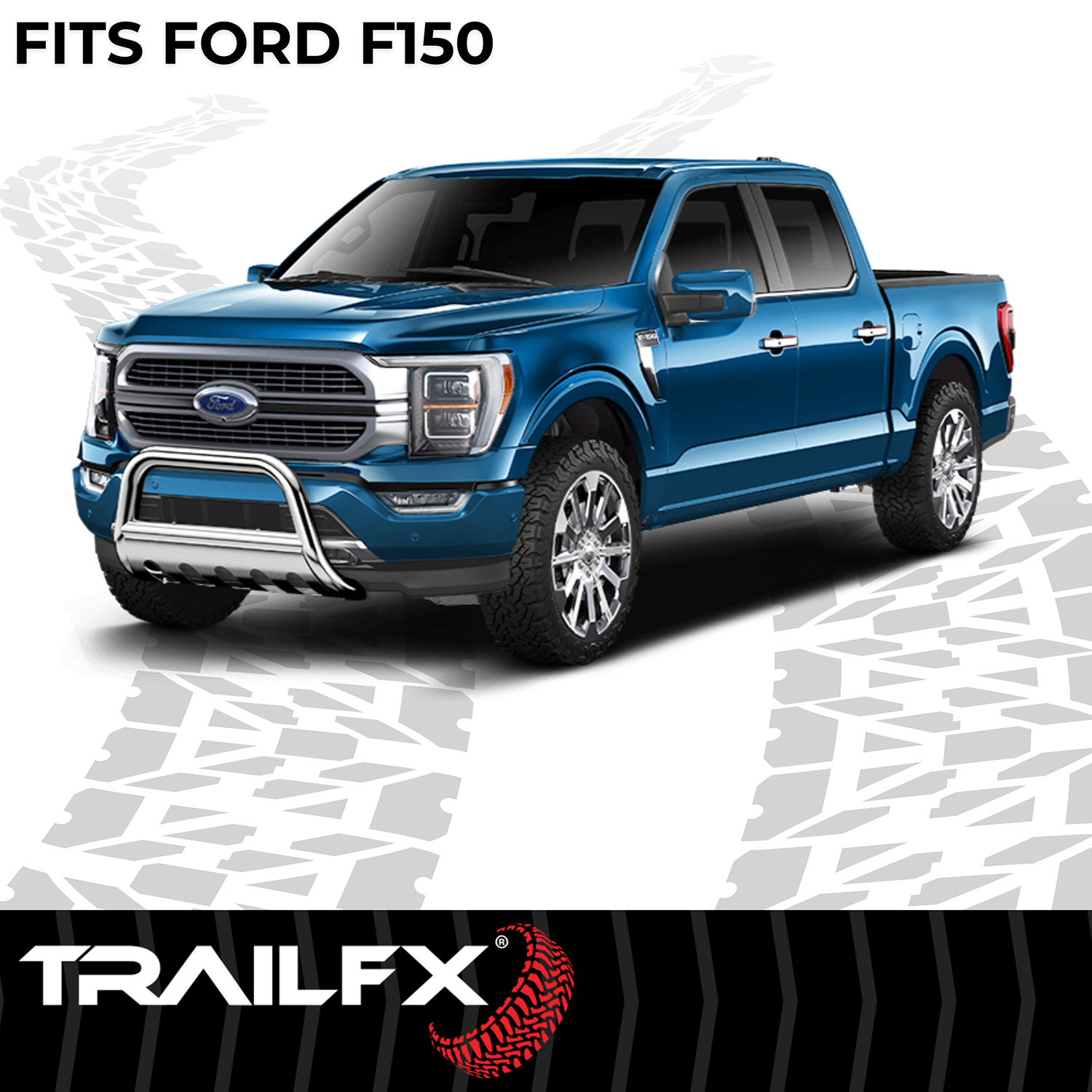 TrailFX B0028S Pol Stainless Steel 3 In Dia W/Skid Plate - Image 4