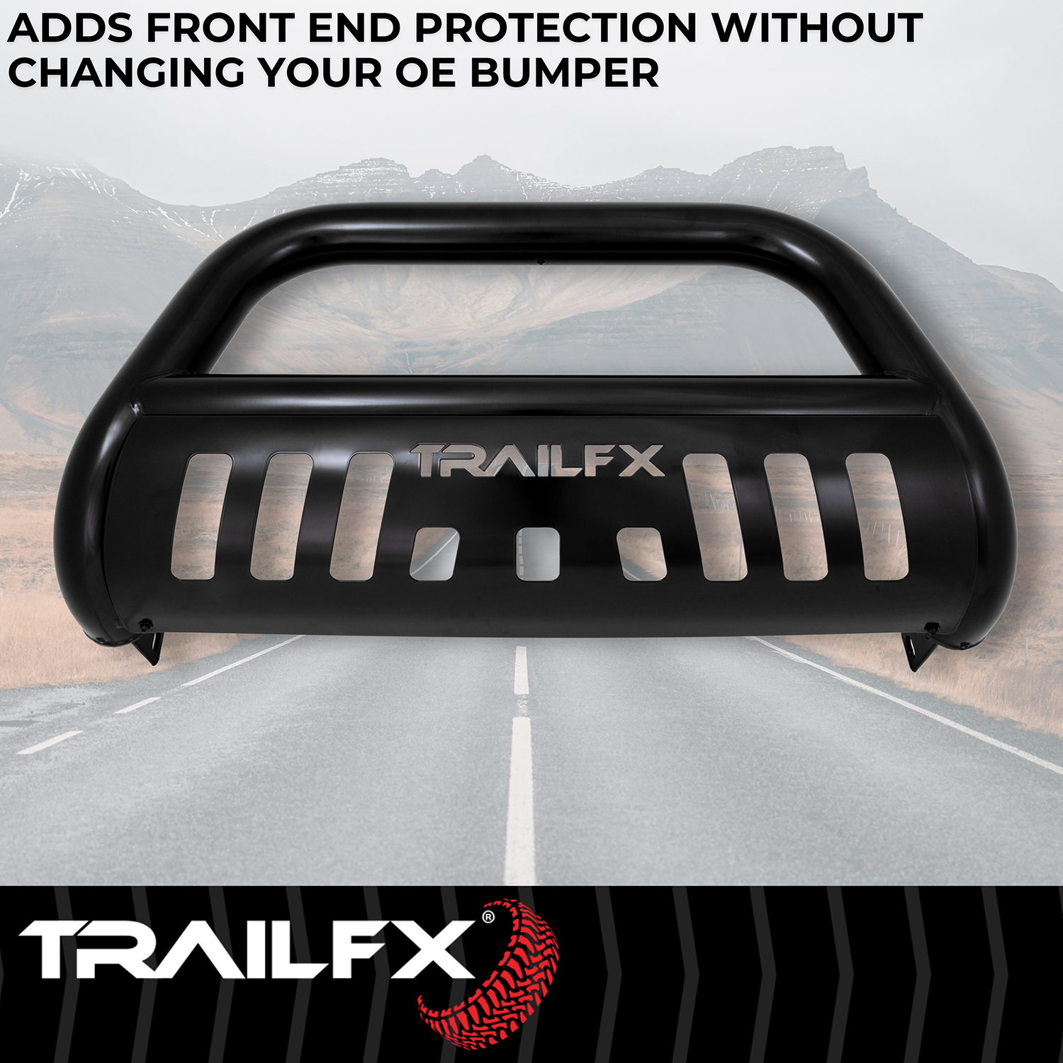 TrailFX B0030B Pwdr Ctd Black Steel 3 In Dia W/Skid Plate - Image 6