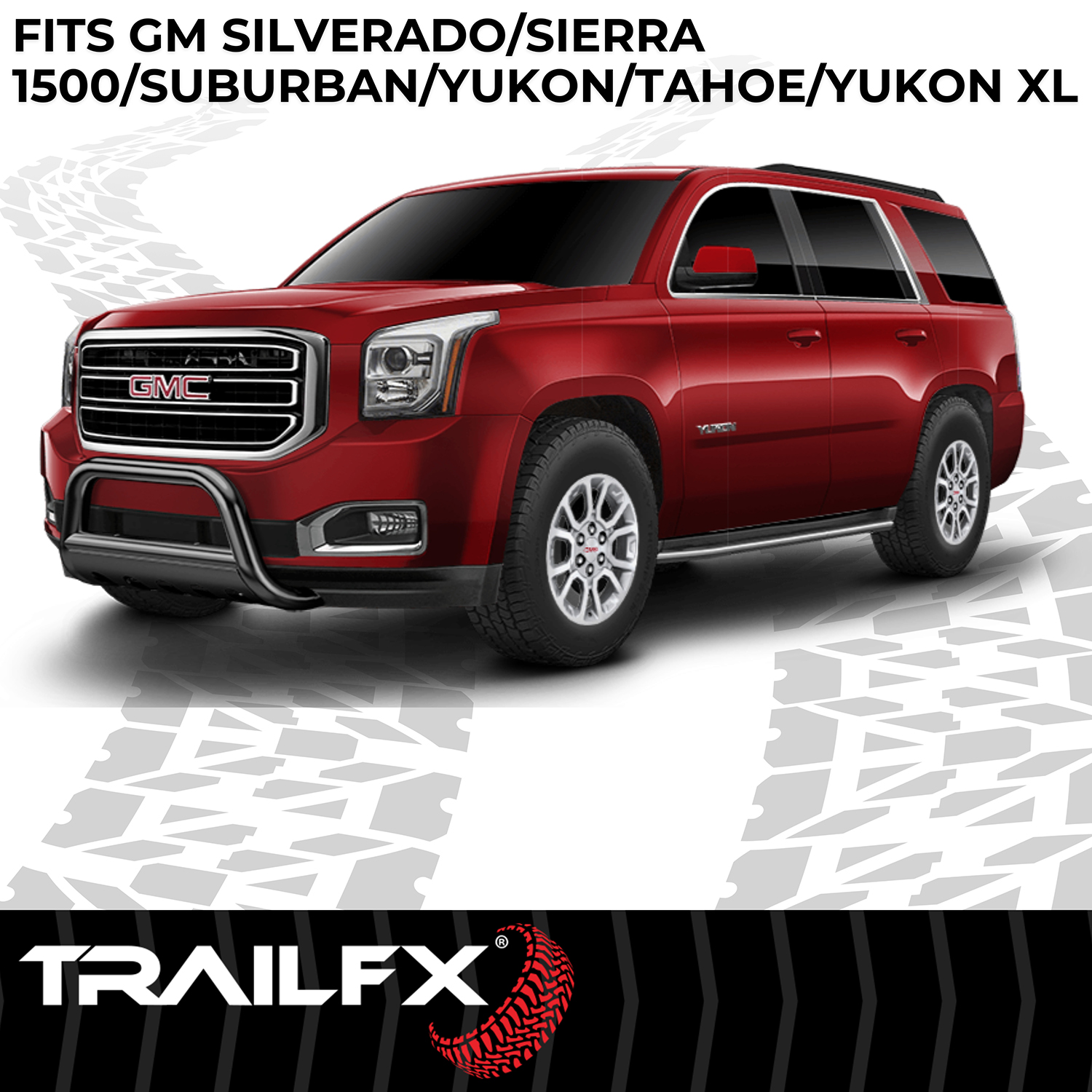 TrailFX B0033B Pwdr Ctd Black Steel 3 In Dia W/Skid Plate - Image 2
