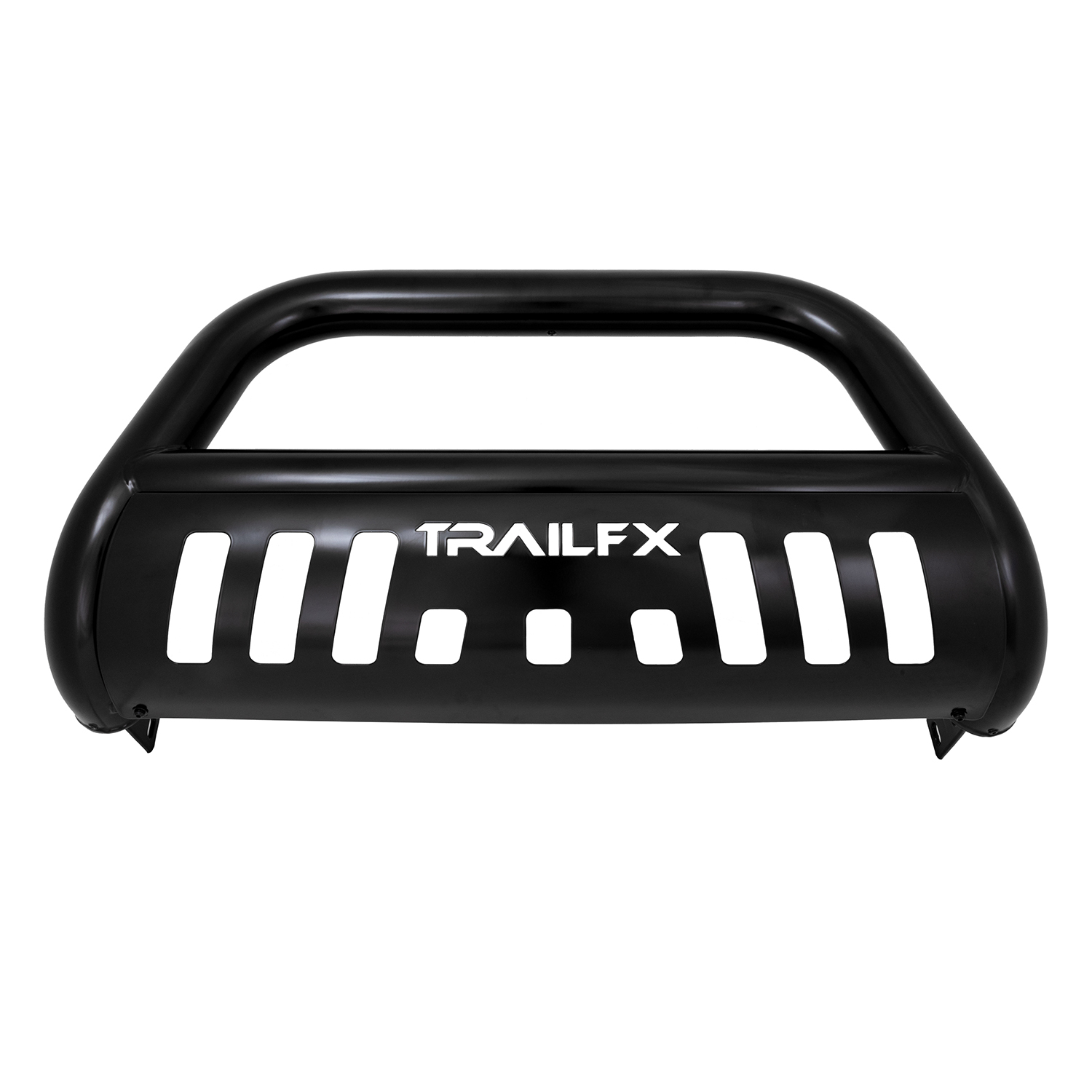 TrailFX B0036B Powder Coated Black Steel 3 In Dia With Skid Plate With Holes For Optional Light - Image 4