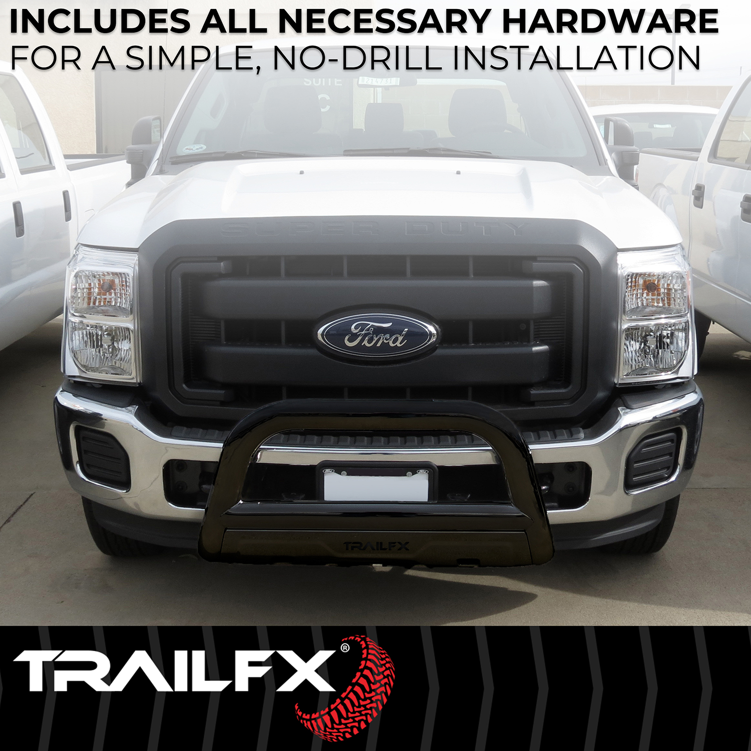 TrailFX B0046T 3 Inch Diameter, Powder Coated, Titanium Black, Steel - Image 3