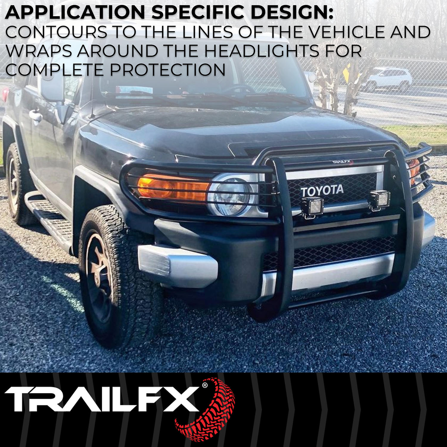TrailFX E0048T 1-Piece, Black Textured Powder Coated, Steel - Image 4