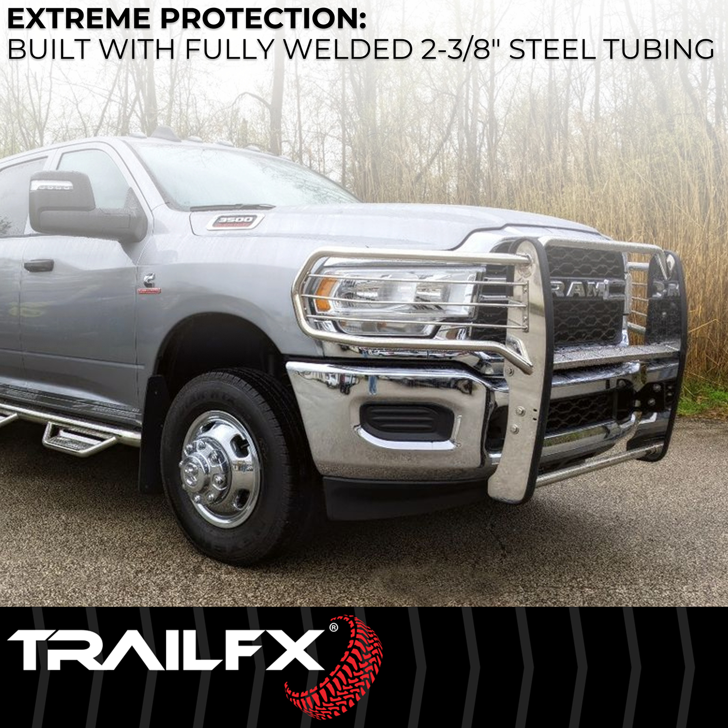 TrailFX E0049S 1-Piece, Polished, Silver, Stainless Steel - Image 5