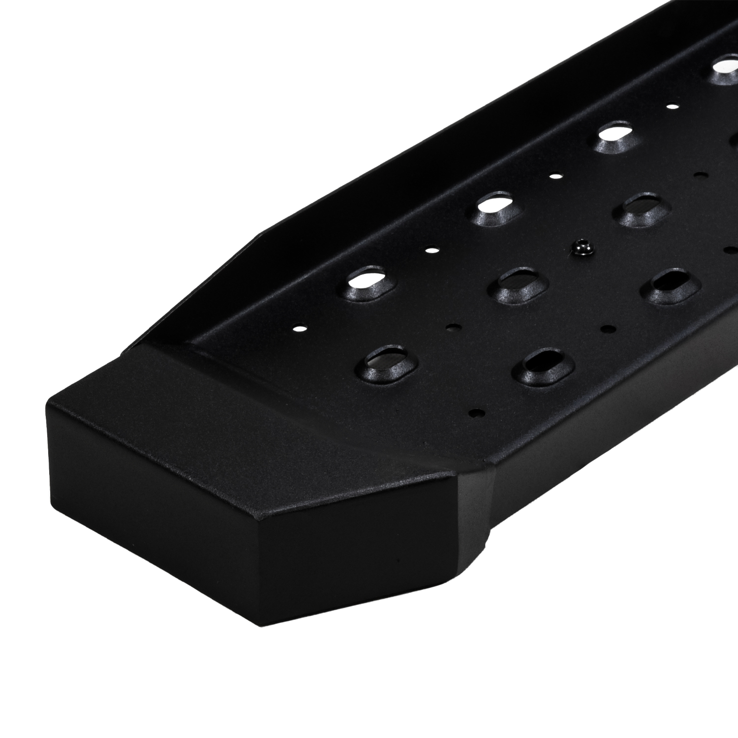 TrailFX FBV01B Mounts Under Rear Bumper Solid Surface W/Non-Slip Tread 60x6.5 Black Mild Steel - Image 3