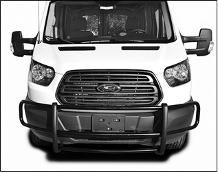 TrailFX E0027B Powder Coated Gloss Black Steel W/Brush Guard W/O Skid Plate W/O Step Plate