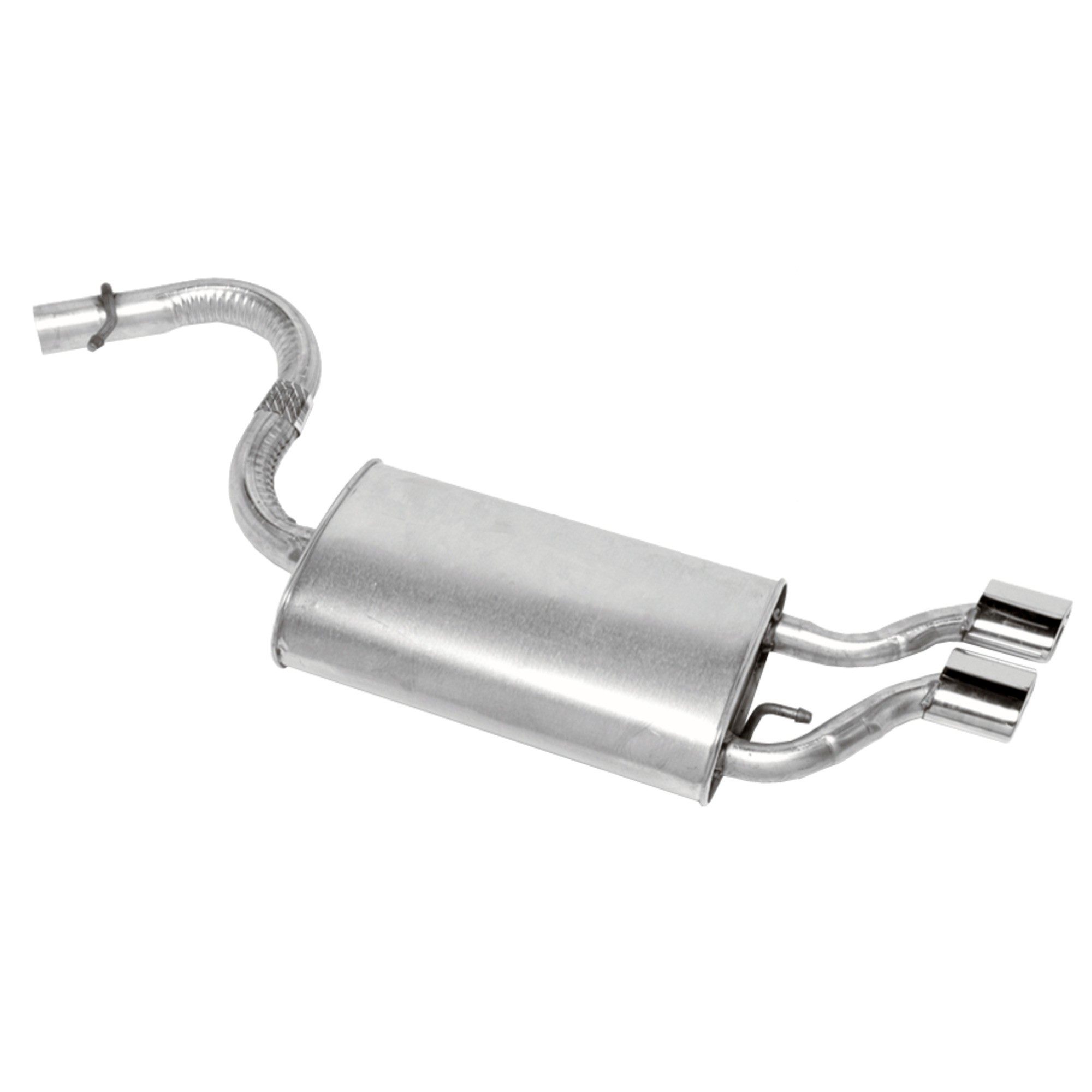 Walker 18927 SoundFX Direct Fit Exhaust Muffler 2.25" Inlet (ID) 3.75" Outlet (OD)