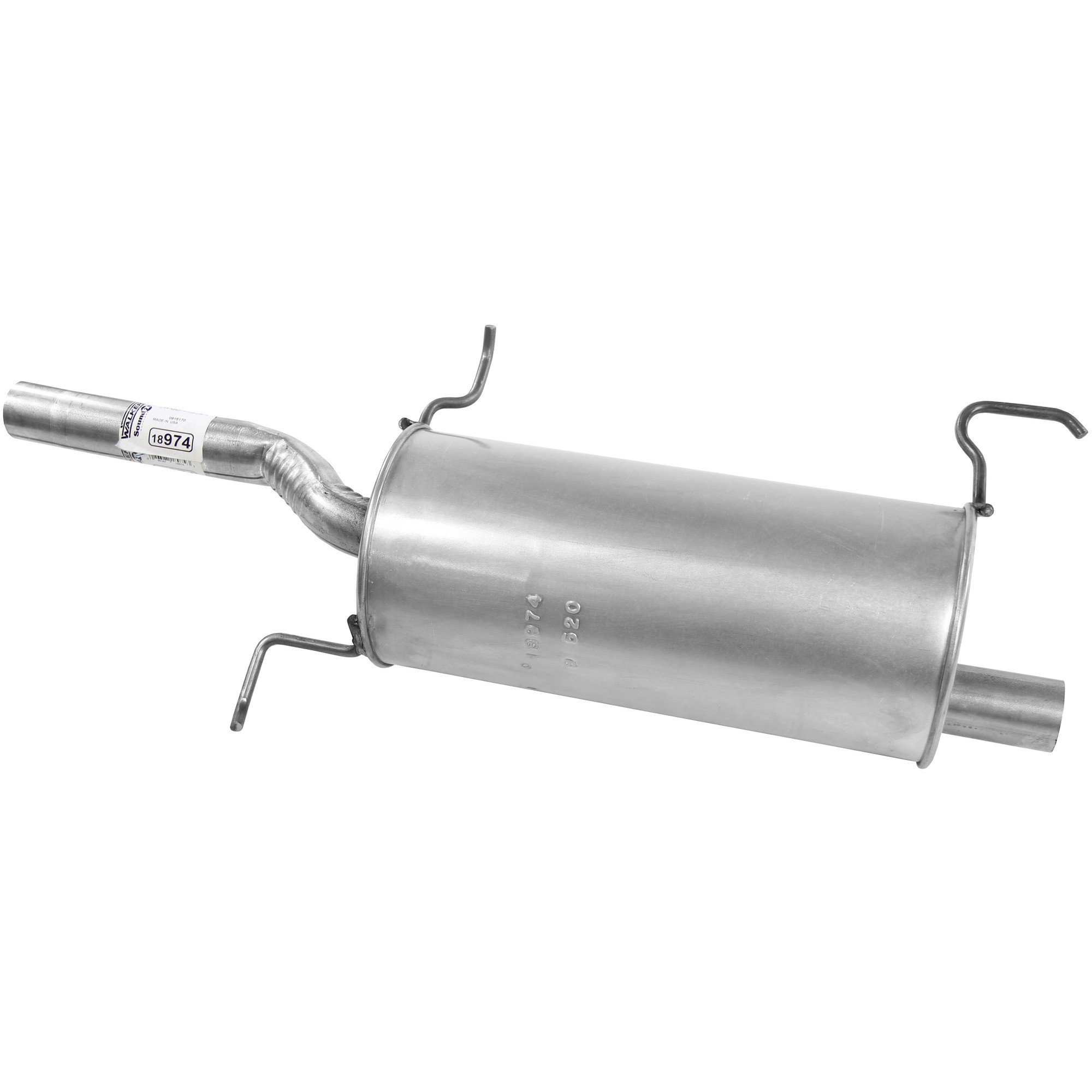 Walker 18974 SoundFX Direct Fit Exhaust Muffler 1.875" Inlet (ID) 1.875" Outlet (OD)