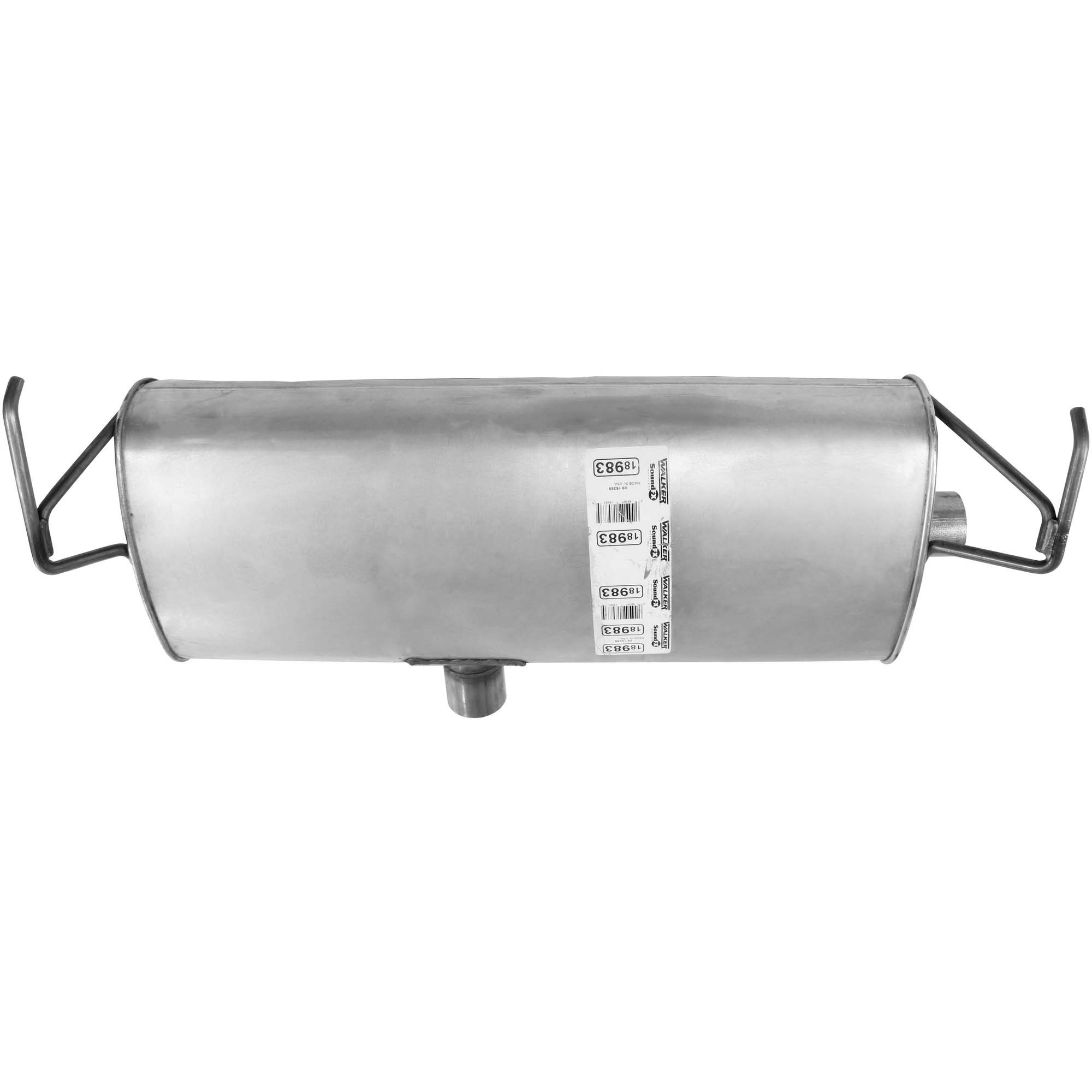 Walker 18983 SoundFX Direct Fit Exhaust Muffler 2.25" Inlet (ID) 2.25" Outlet (ID)