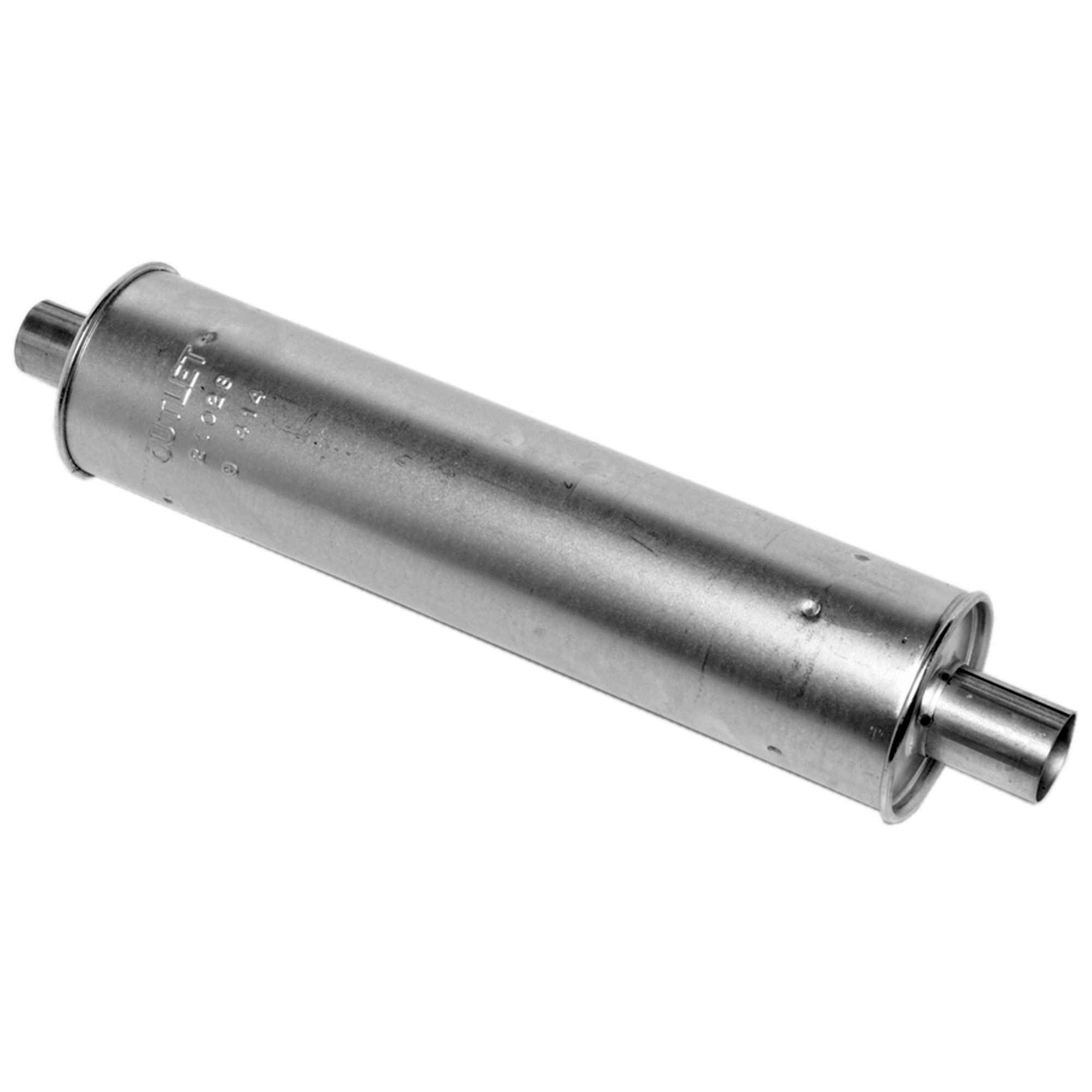 Walker 21028 Quiet-Flow Direct Fit Exhaust Muffler 2" Inlet (ID) 1.812" Outlet (OD)