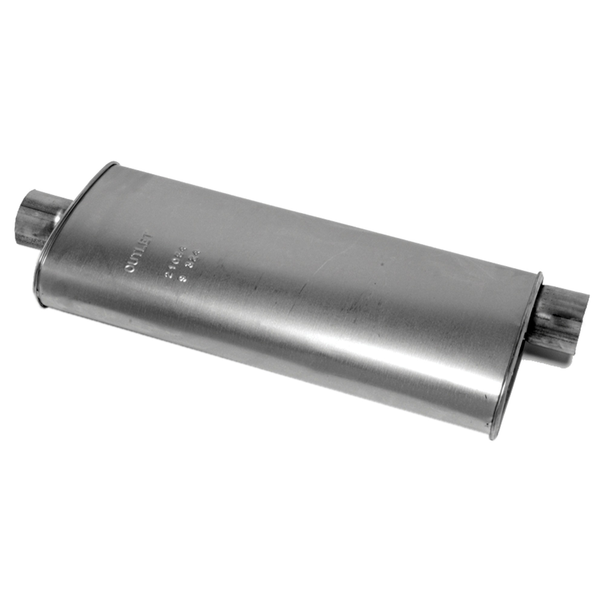 Walker 21054 Quiet-Flow SS Direct Fit Exhaust Muffler 3" Inlet (ID) 3" Outlet (ID)