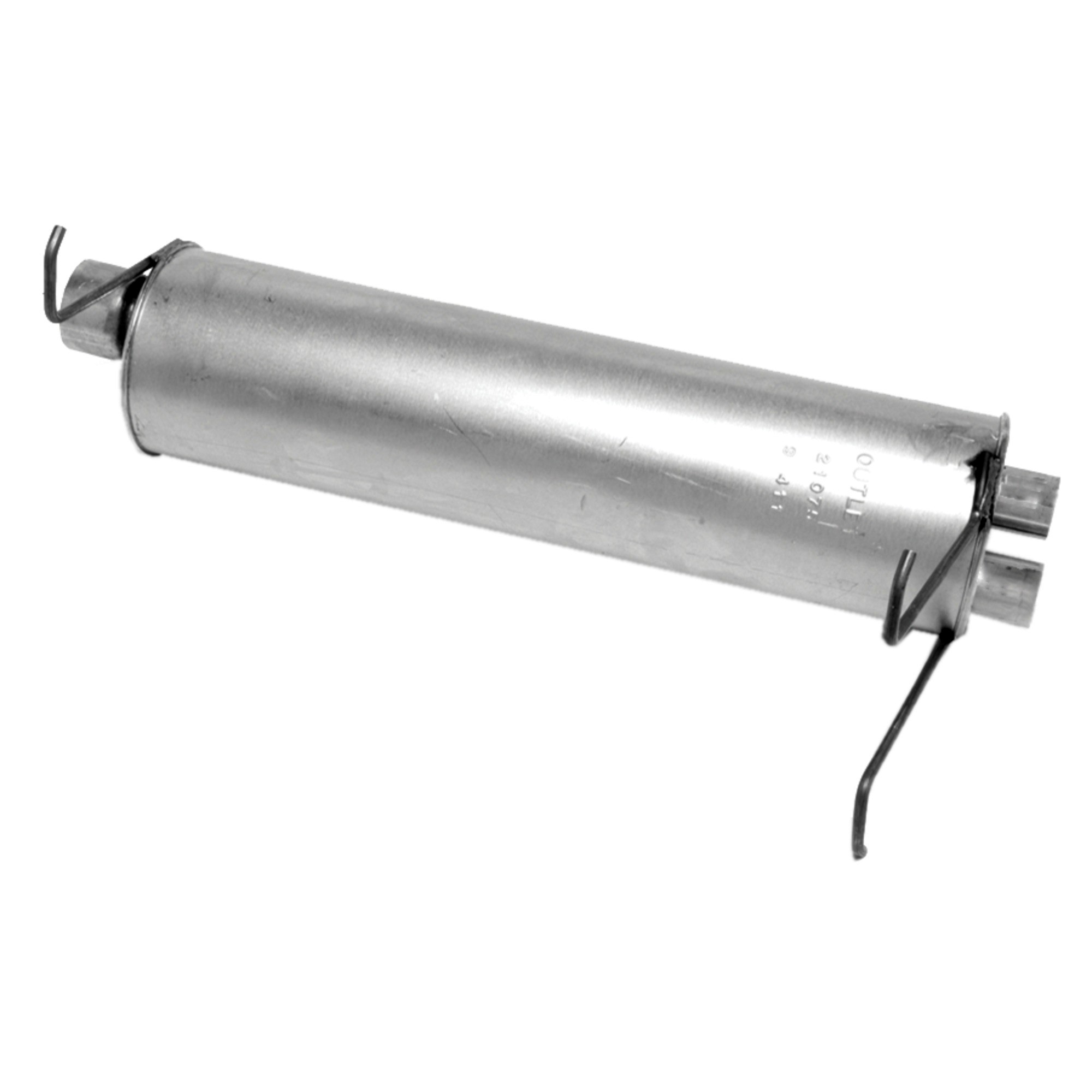 Walker 21075 Quiet-Flow SS Direct Fit Exhaust Muffler 3" Inlet (ID) 2" Outlet (ID)