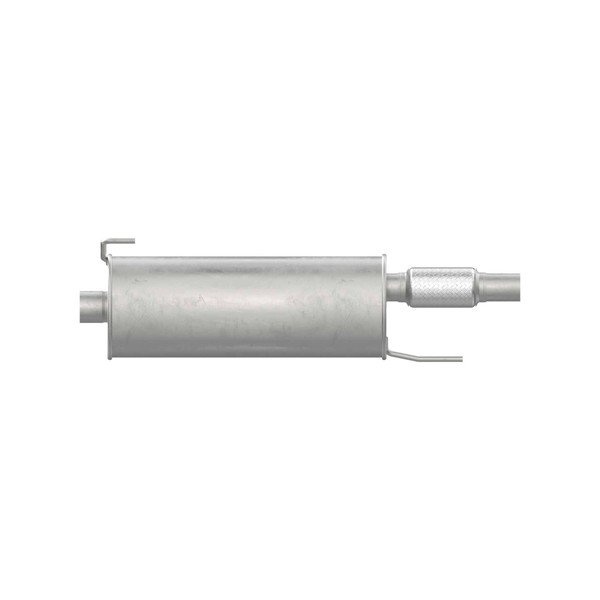Walker 21144 Quiet-Flow SS Direct Fit Exhaust Muffler 2.5" Inlet (OD) 2.75" Outlet (ID)