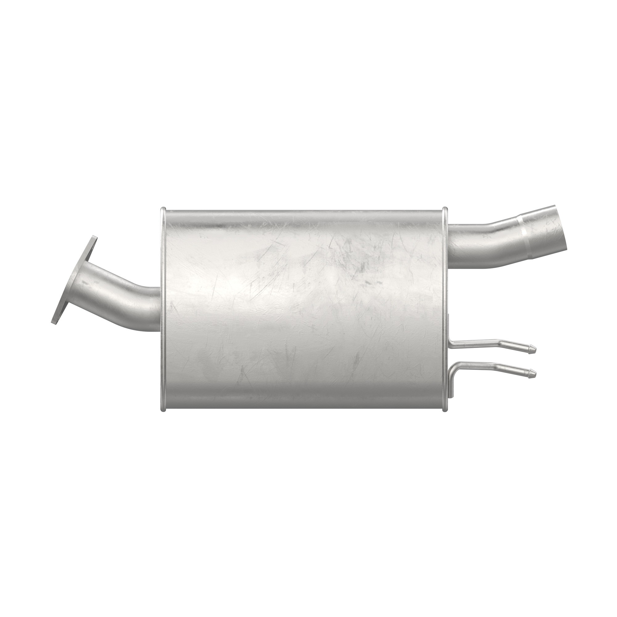 Walker 21237 Quiet-Flow SS Direct Fit Exhaust Muffler 2.5" Inlet (ID) 2.495" Outlet (OD)
