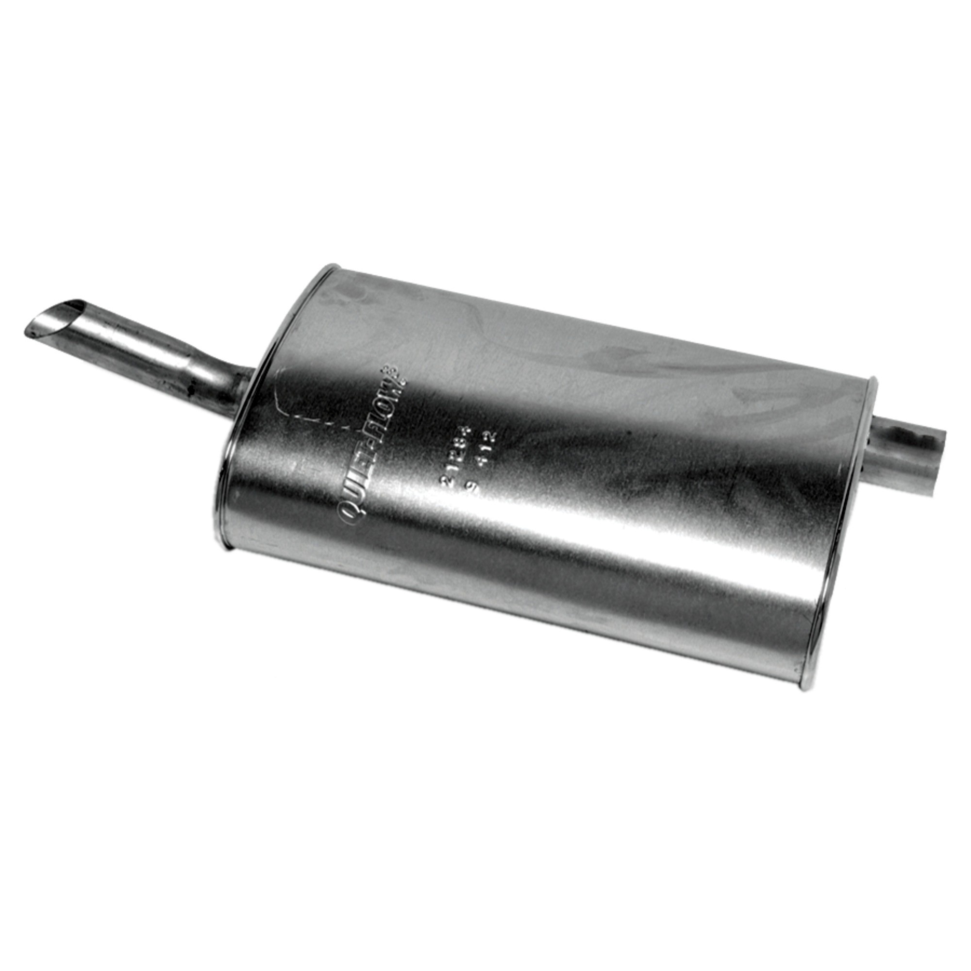 Walker 21284 Quiet-Flow SS Direct Fit Exhaust Muffler 2" Inlet (ID) 1.75" Outlet (OD)