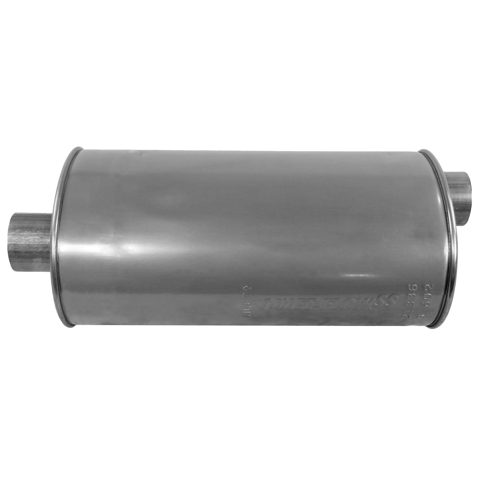 Walker 21336 Quiet-Flow SS Direct Fit Exhaust Muffler 2.5" Inlet (ID) 2.5" Outlet (ID)
