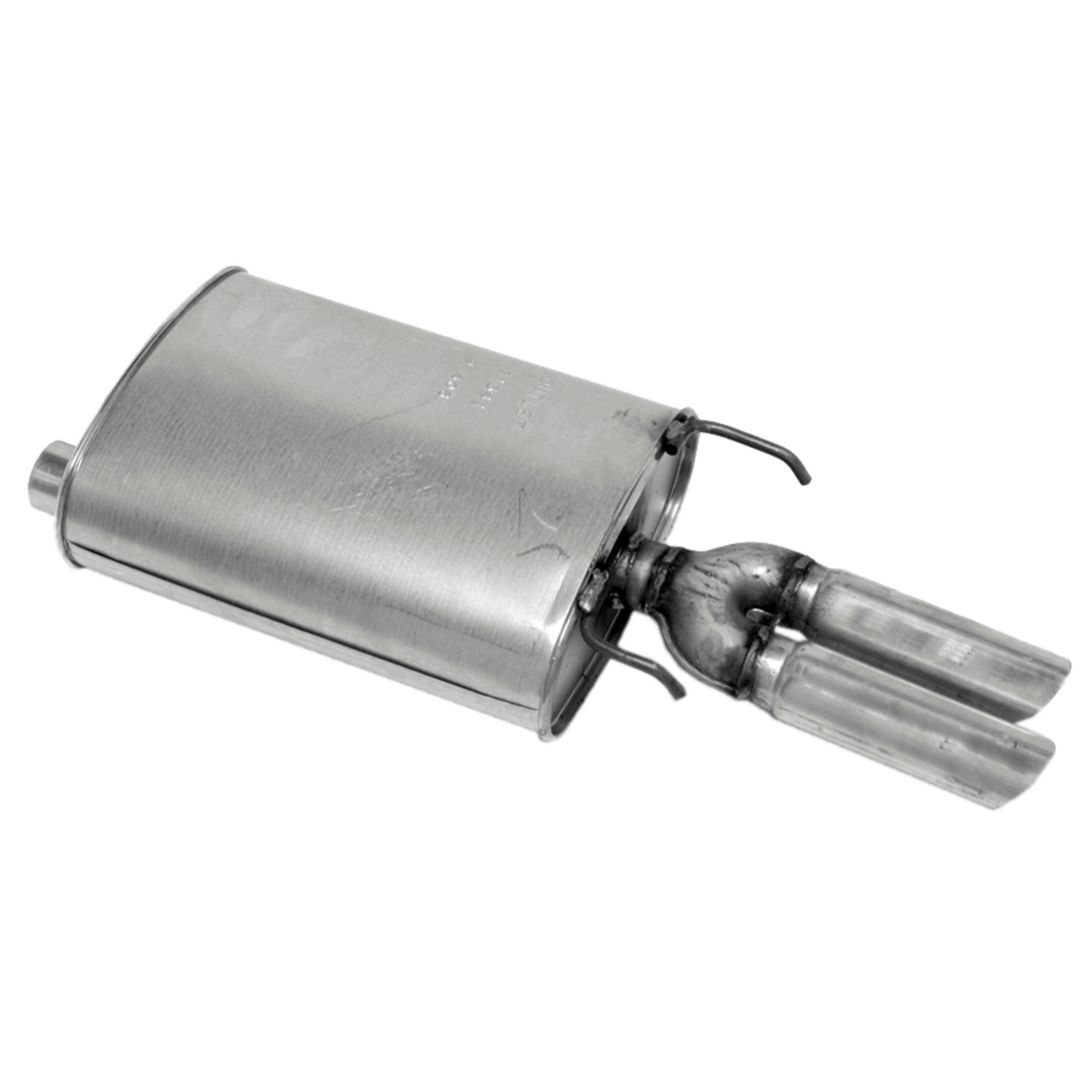 Walker 21341 Quiet-Flow SS Direct Fit Exhaust Muffler 2" Inlet (ID) 2.25" Outlet (OD)