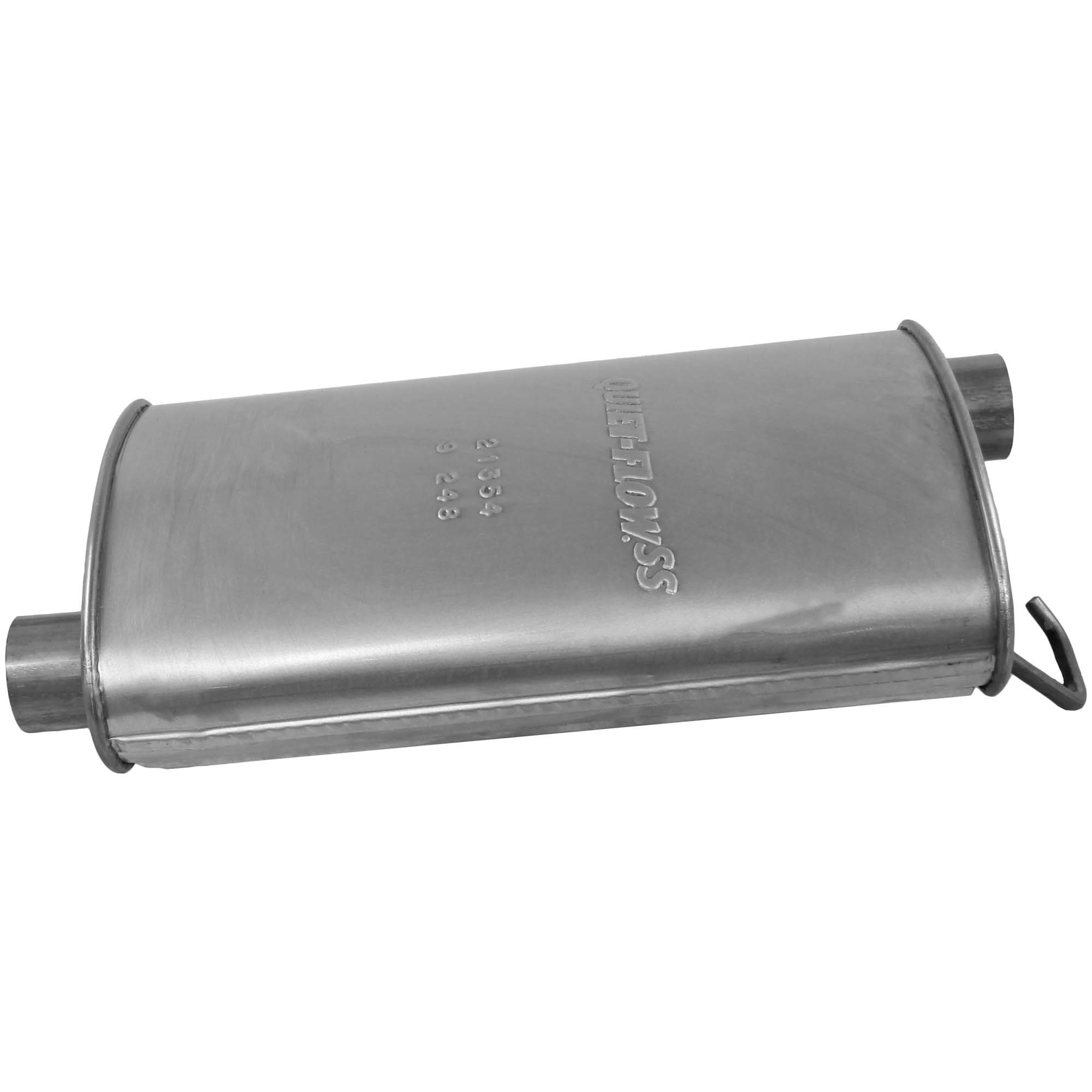 Walker 21354 Quiet-Flow SS Direct Fit Exhaust Muffler 2" Inlet (ID) 2" Outlet (ID)