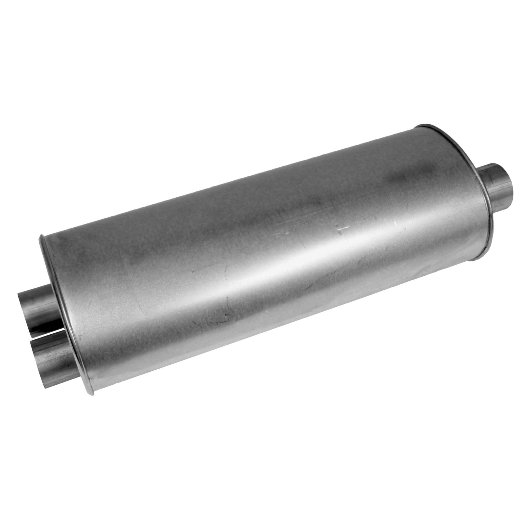 Walker 21437 Quiet-Flow SS Direct Fit Exhaust Muffler 2.5" Inlet (ID) 2.75" Outlet (ID)