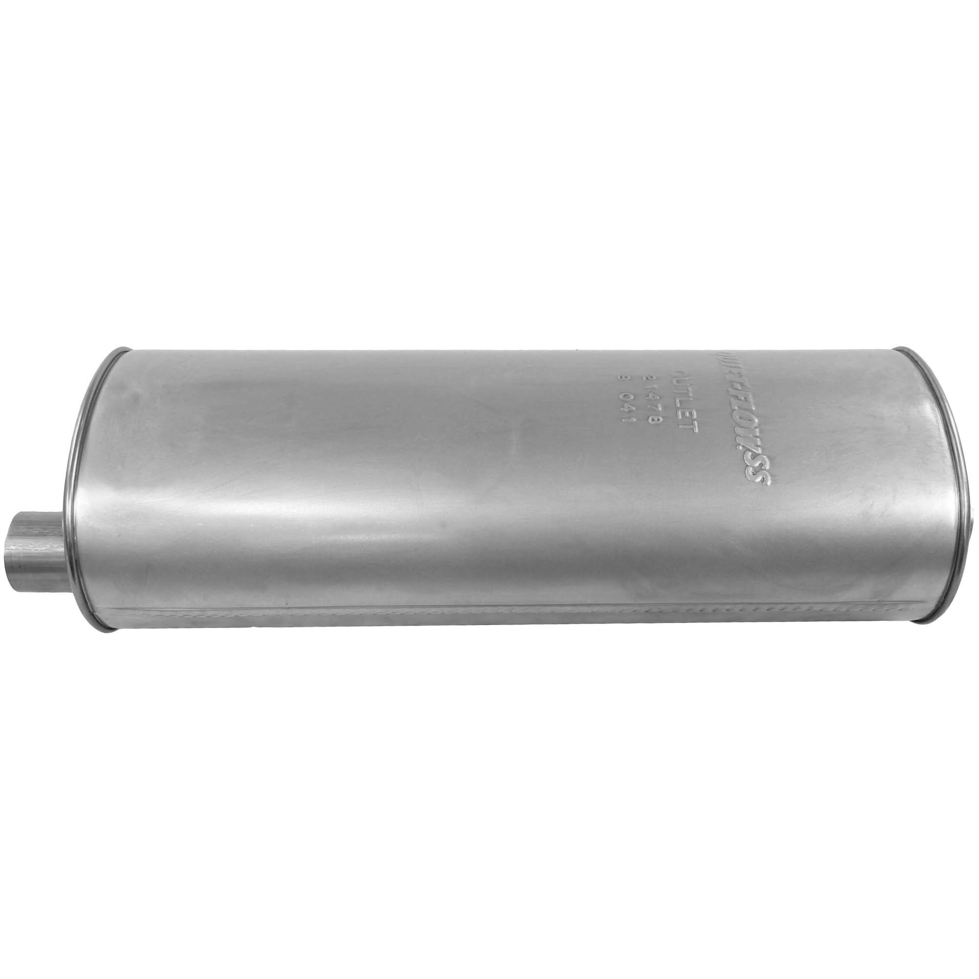Walker 21478 Quiet-Flow SS Direct Fit Exhaust Muffler 2.25" Inlet (ID) 2.25" Outlet (ID)