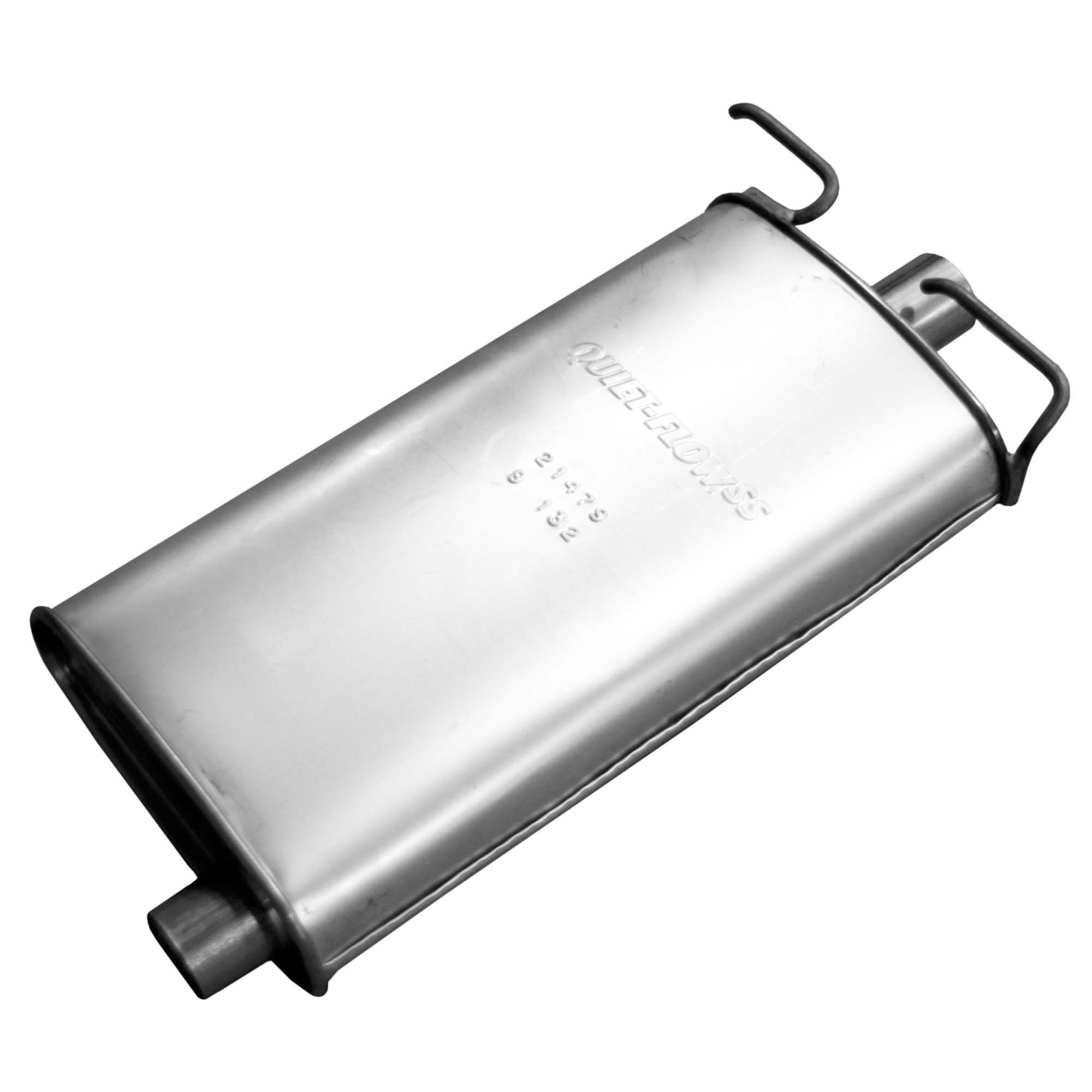 Walker 21479 Quiet-Flow SS Direct Fit Exhaust Muffler 2" Inlet (ID) 2" Outlet (ID)