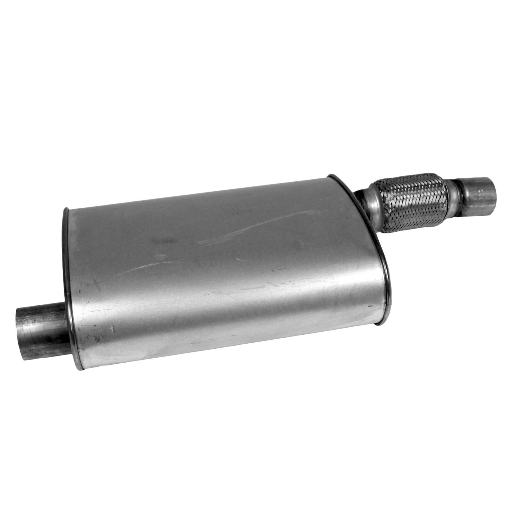 Walker 21485 Quiet-Flow SS Direct Fit Exhaust Muffler 2.5" Inlet (ID) 2.5" Outlet (OD)