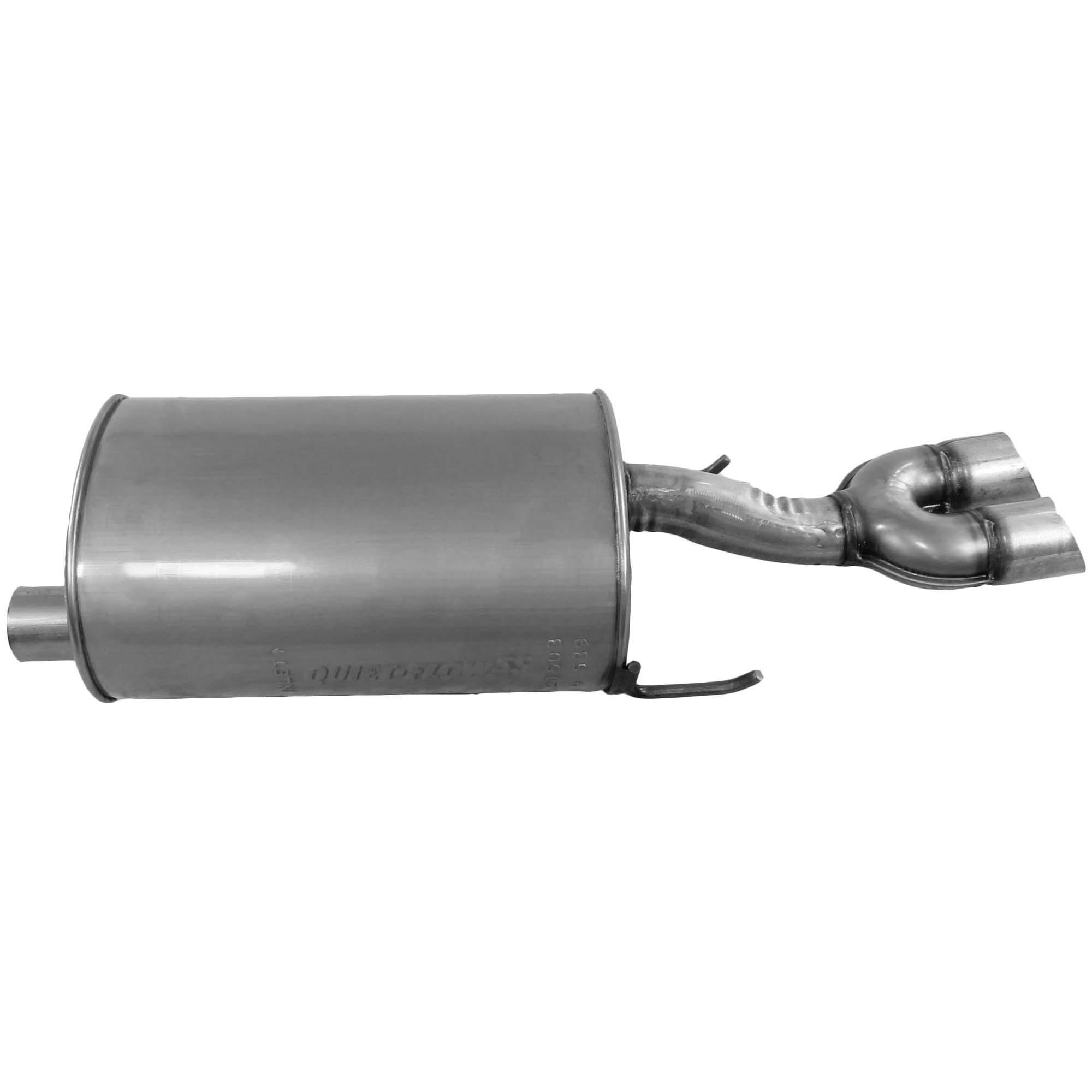 Walker 21503 Quiet-Flow SS Direct Fit Exhaust Muffler 2" Inlet (OD) 2.25" Outlet (OD)