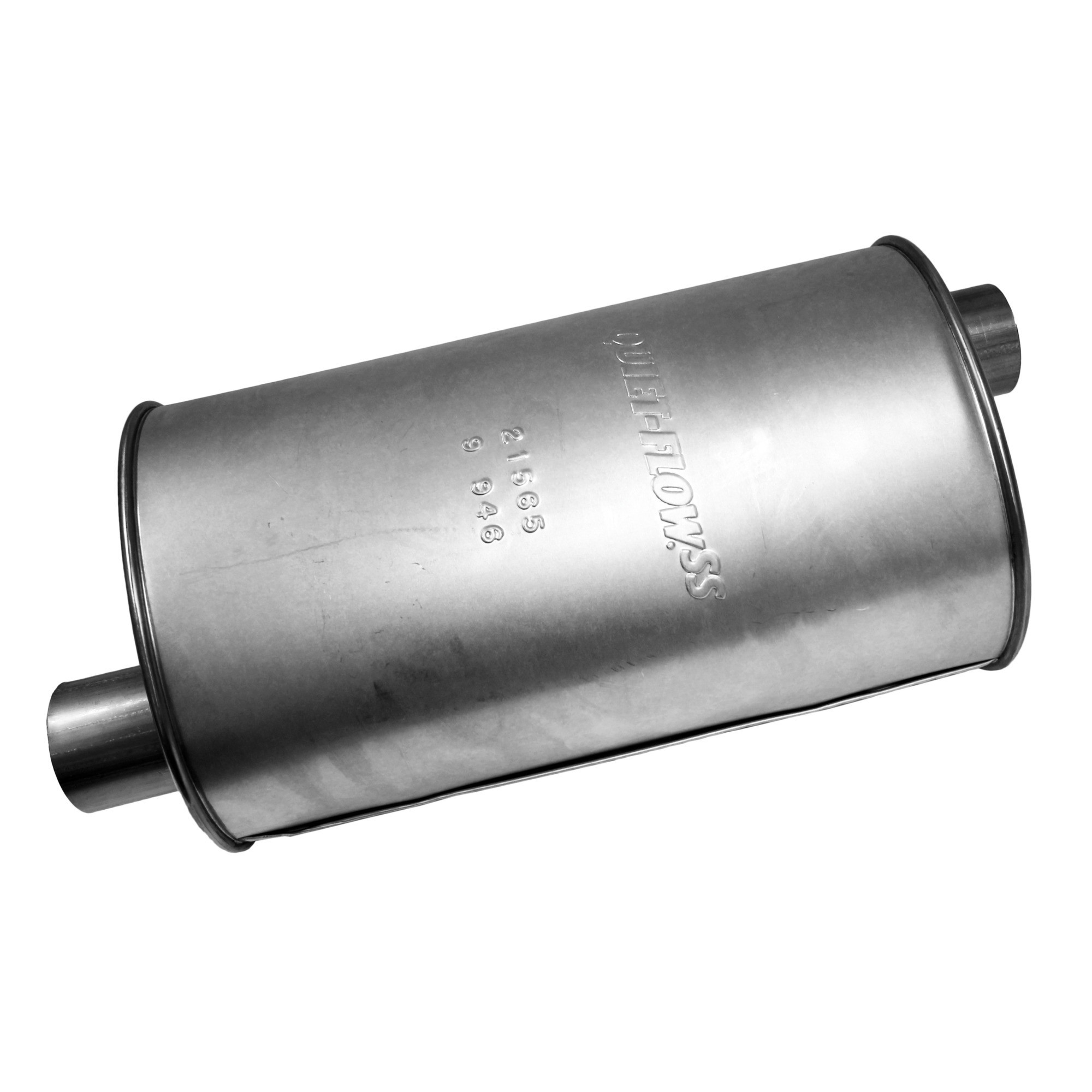 Walker 21565 Quiet-Flow SS Direct Fit Exhaust Muffler 2.5" Inlet (ID) 2.25" Outlet (ID)