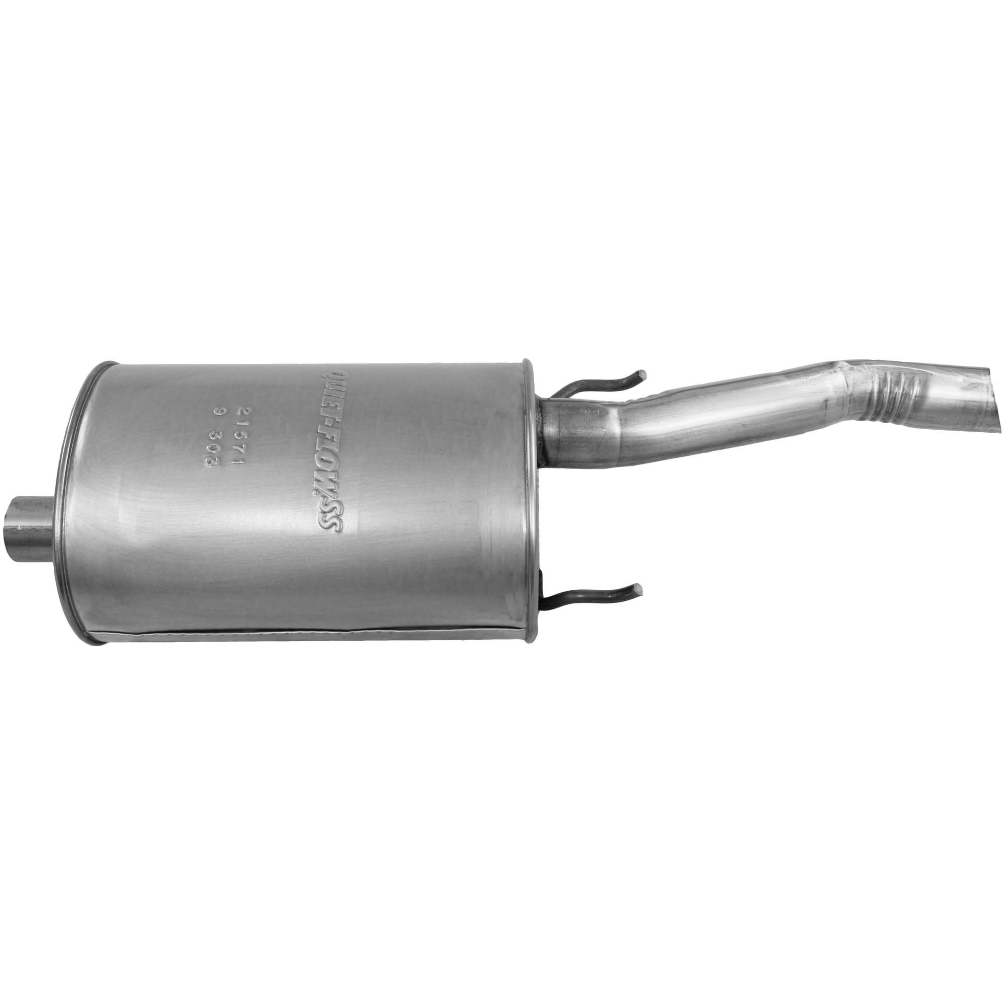 Walker 21571 Quiet-Flow SS Direct Fit Exhaust Muffler 1.875" Inlet (ID) 2.25" Outlet (OD)