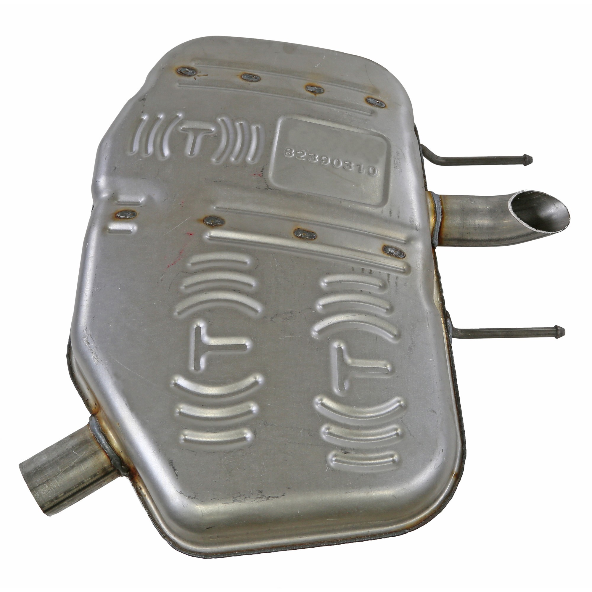 Walker 21834 Quiet-Flow Direct Fit Exhaust Muffler 2" Inlet (ID) 2.25" Outlet (OD)