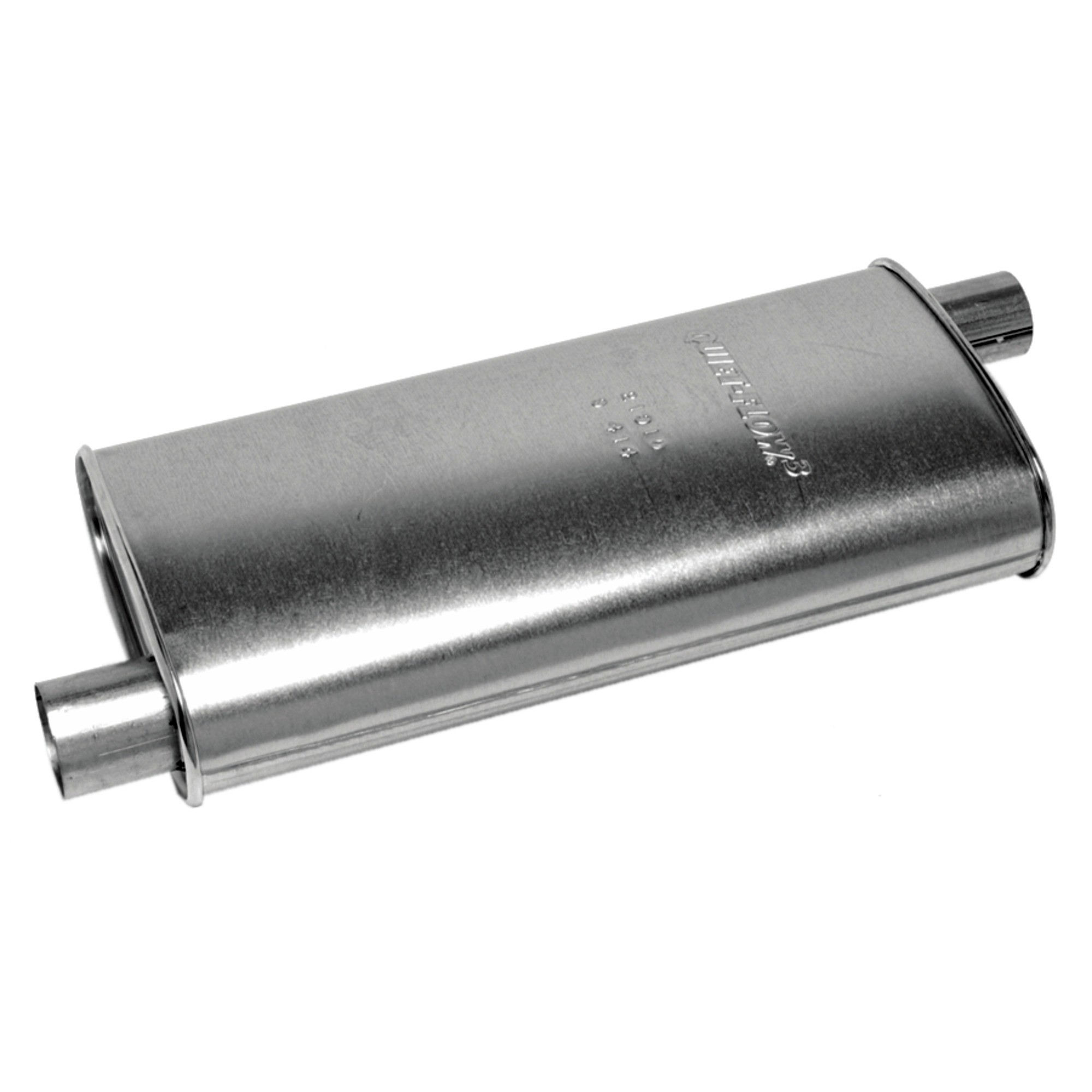 Walker 21910 Quiet-Flow SS Direct Fit Exhaust Muffler 2.5" Inlet (ID) 2.25" Outlet (OD)