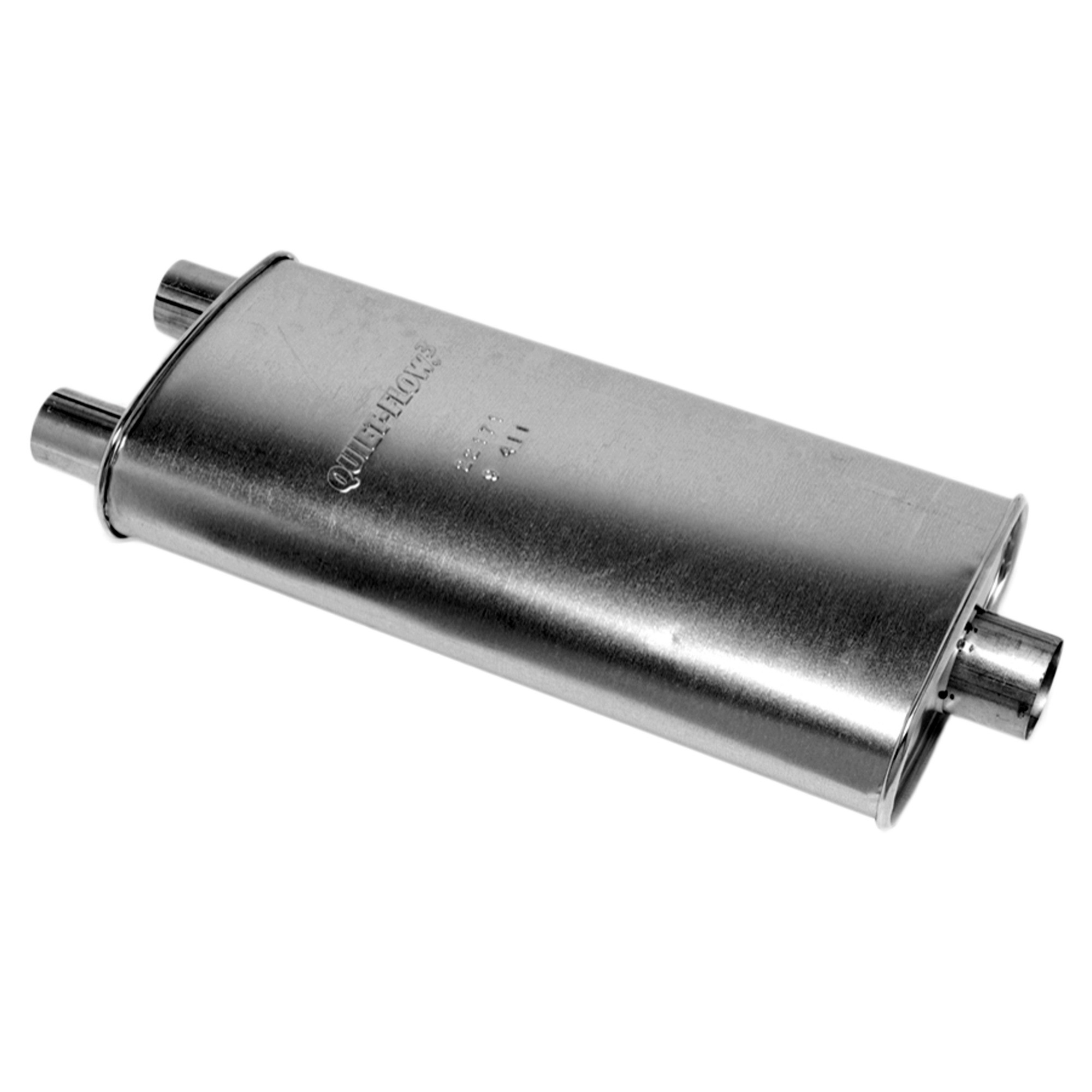 Walker 22171 Quiet-Flow SS Direct Fit Exhaust Muffler 2.5" Inlet (ID) 2" Outlet (ID)