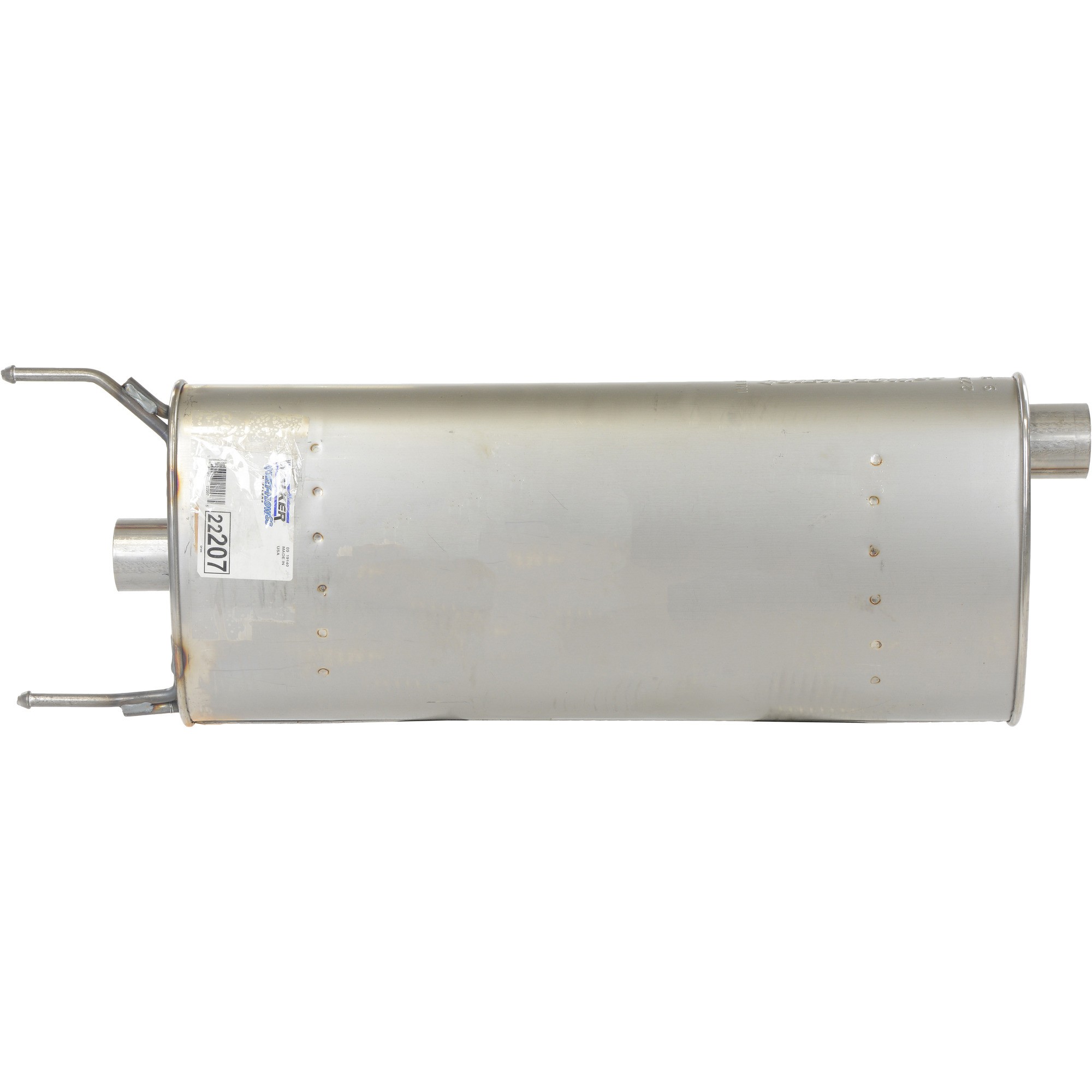 Walker 22207 Quiet-Flow SS Direct Fit Exhaust Muffler 2.25" Inlet (ID) 2.25" Outlet (ID)
