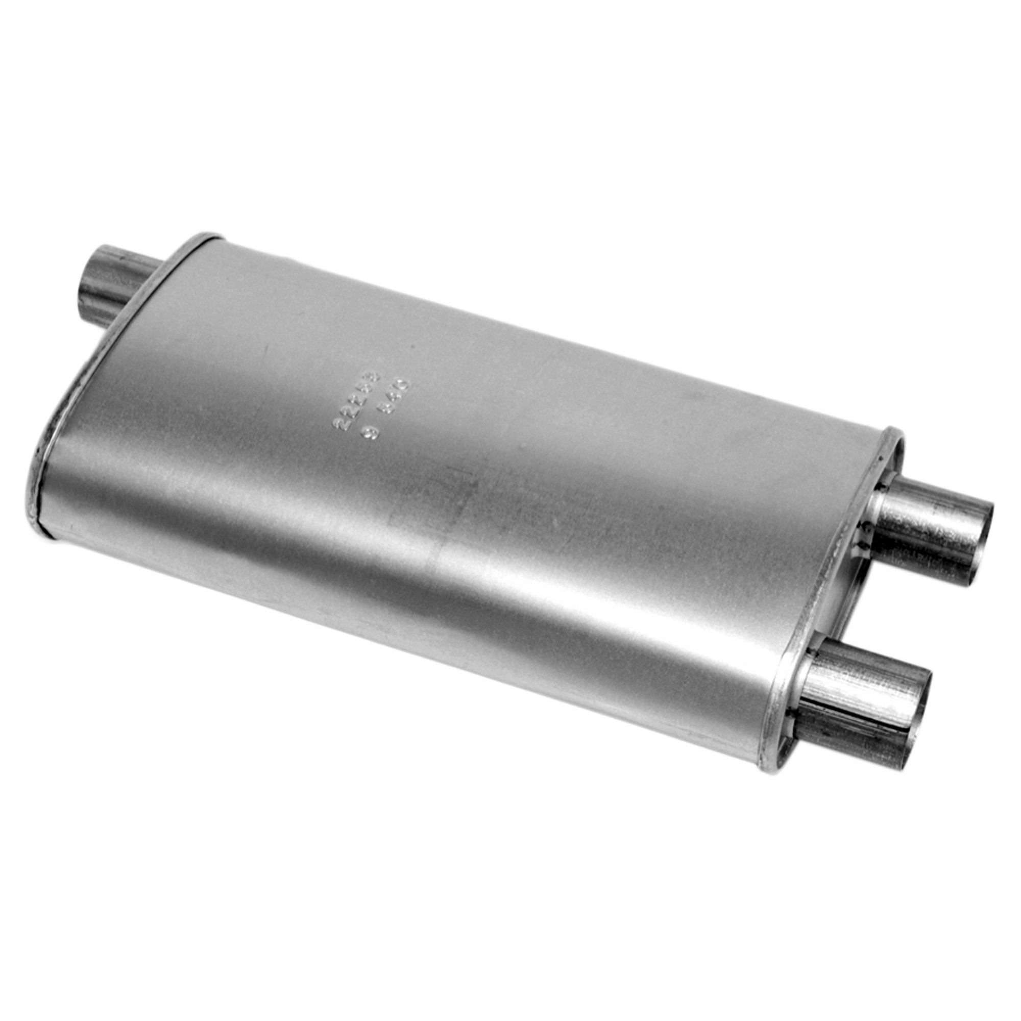 Walker 22253 Quiet-Flow SS Direct Fit Exhaust Muffler 2.25" Inlet (ID) 2" Outlet (ID)