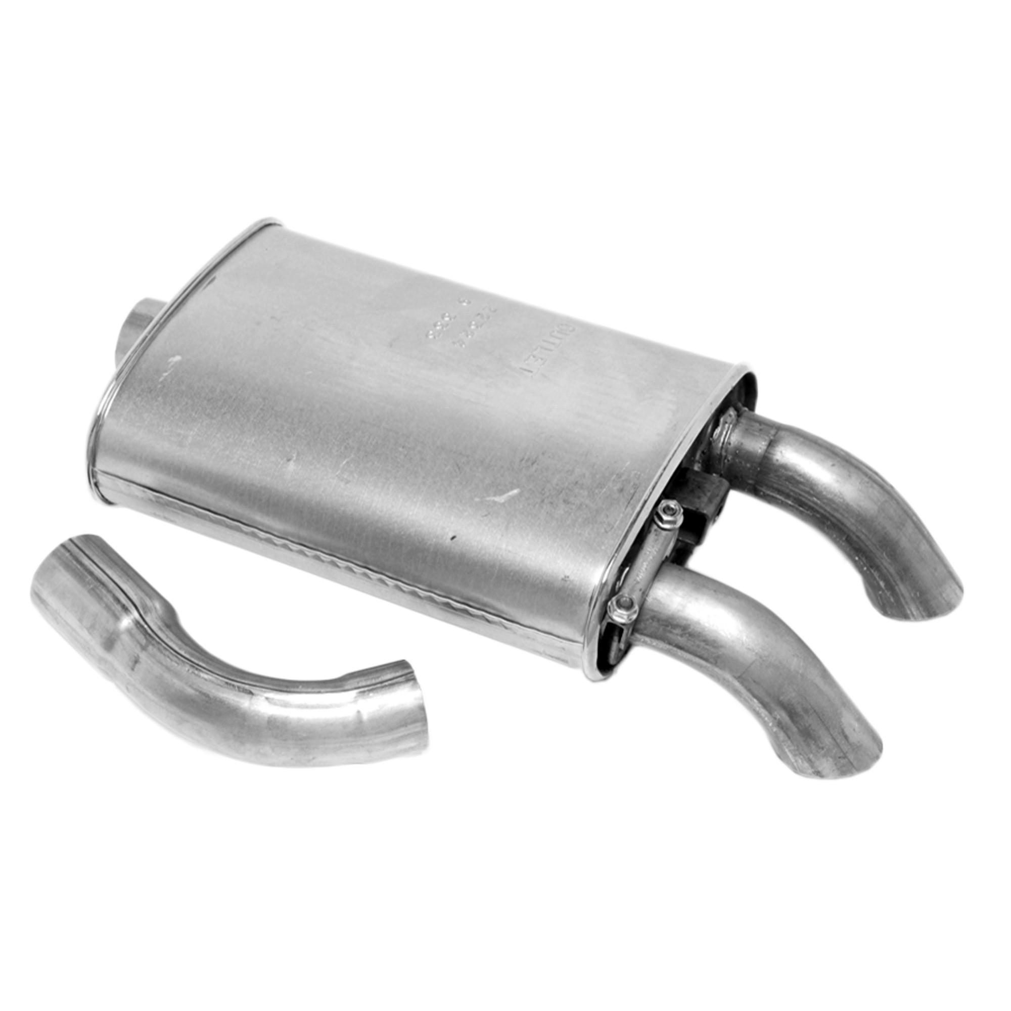 Walker 22324 Quiet-Flow SS Direct Fit Exhaust Muffler 2.25" Inlet (ID) 2.25" Outlet (OD)
