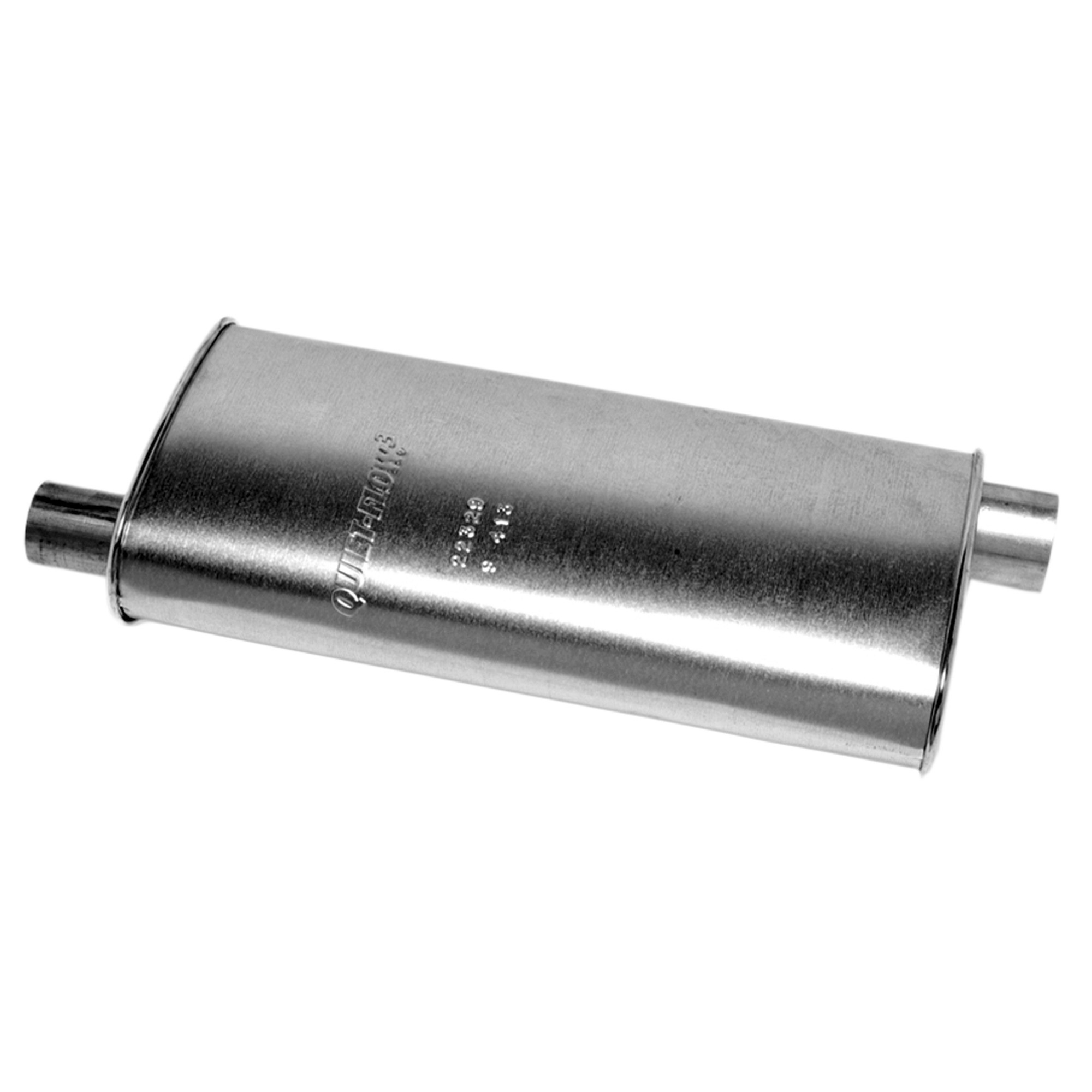 Walker 22329 Quiet-Flow SS Direct Fit Exhaust Muffler 2.5" Inlet (ID) 2.25" Outlet (OD)