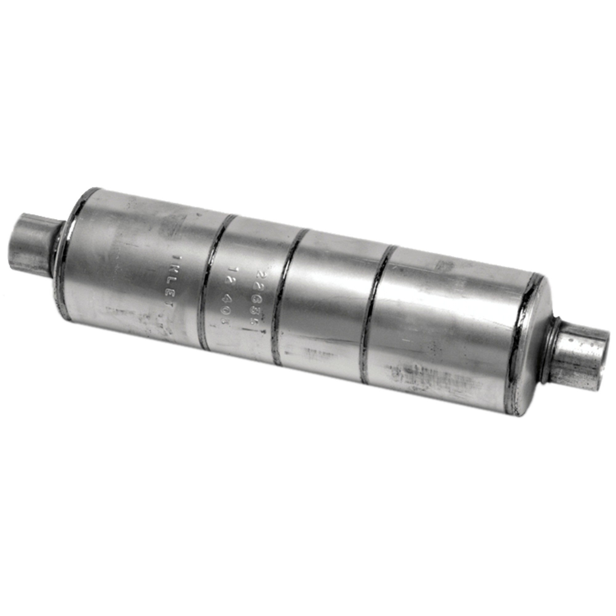 Walker 22635 Heavy Duty Direct Fit Exhaust Muffler 2.5" Inlet (ID) 2.5" Outlet (ID)
