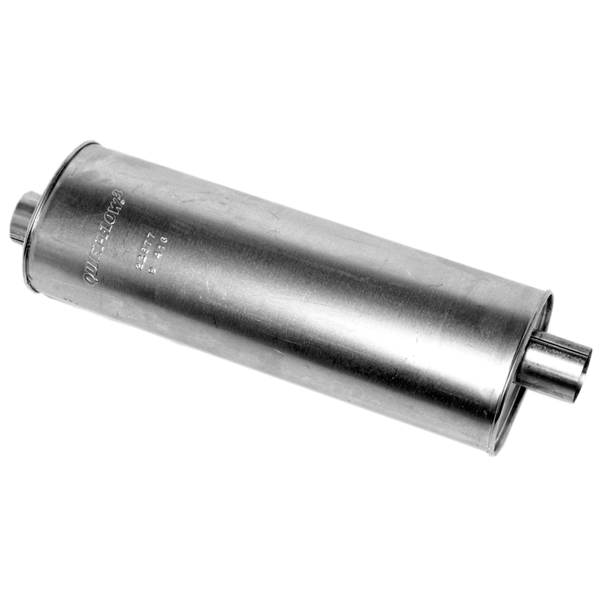 Walker 22677 Quiet-Flow SS Direct Fit Exhaust Muffler 3" Inlet (ID) 3" Outlet (OD)