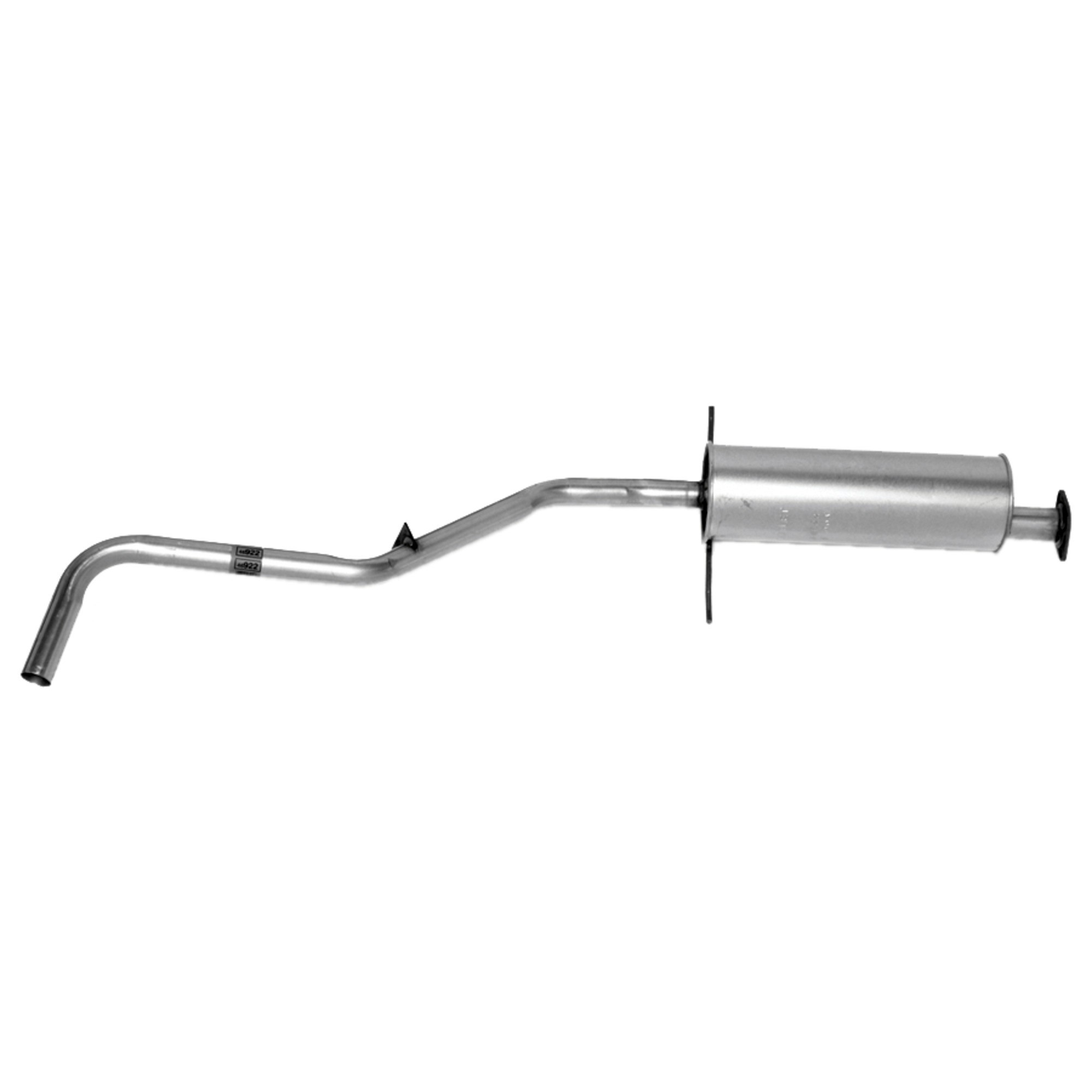Walker 46922 Quiet-Flow SS Direct Fit Exhaust Muffler Assembly 1.75" Outlet (OD)