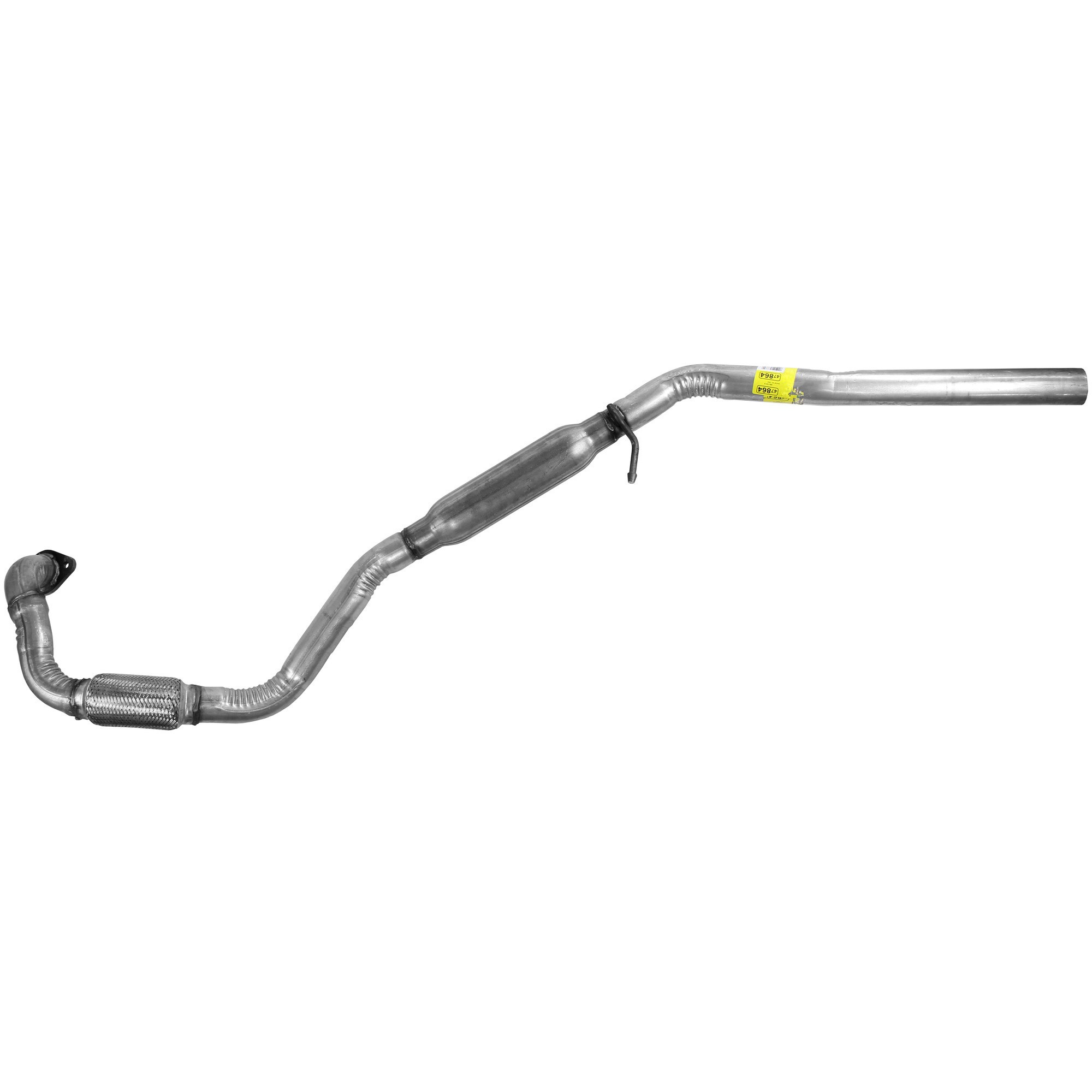 Walker 47864 Direct Fit Exhaust Resonator and Pipe Assembly 2.5" Outlet (OD)