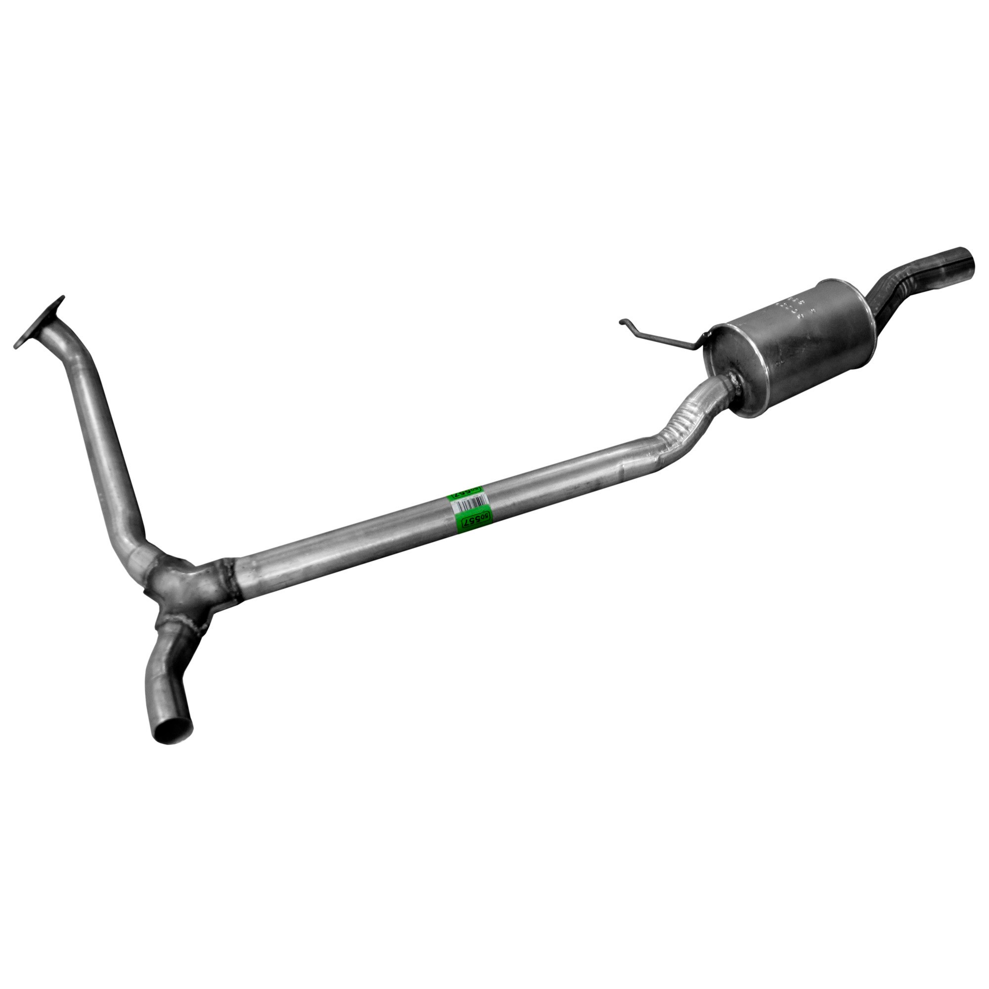 Walker 50557 Direct Fit Exhaust Resonator and Pipe Assembly 2" Inlet (ID) 1.75" Outlet (OD)