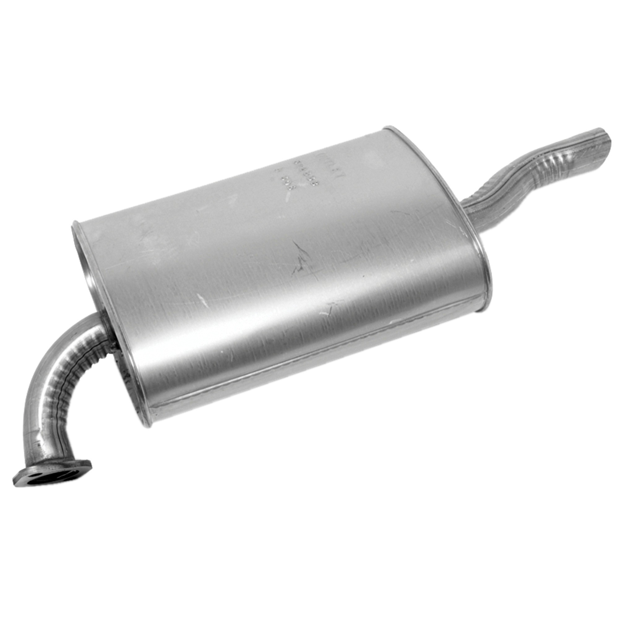Walker 53260 Quiet-Flow SS Direct Fit Exhaust Muffler Assembly 2" Inlet (OD) 2" Outlet (OD)