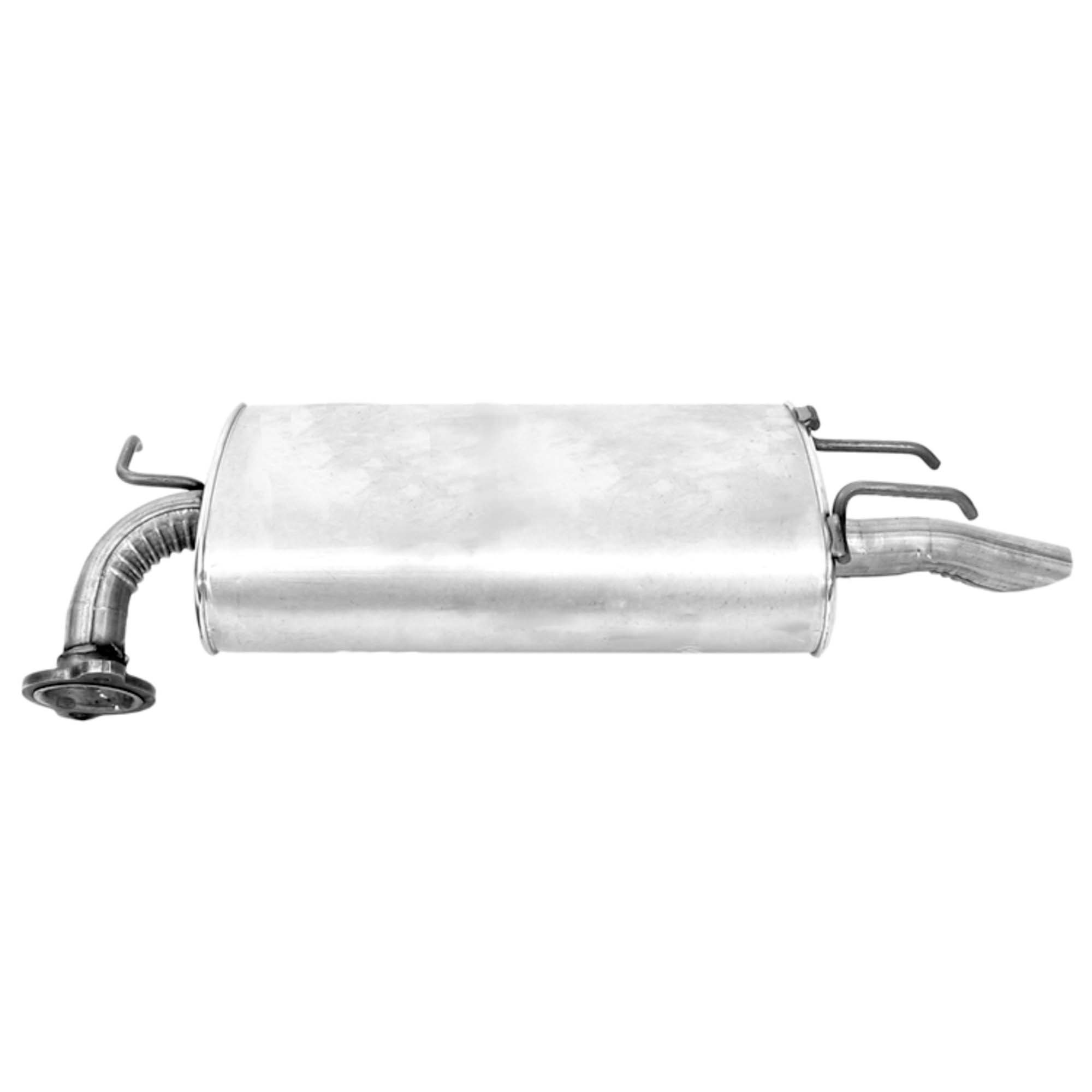 Walker 53371 Quiet-Flow SS Direct Fit Exhaust Muffler Assembly 1.9" Inlet (OD) 2" Outlet (OD)