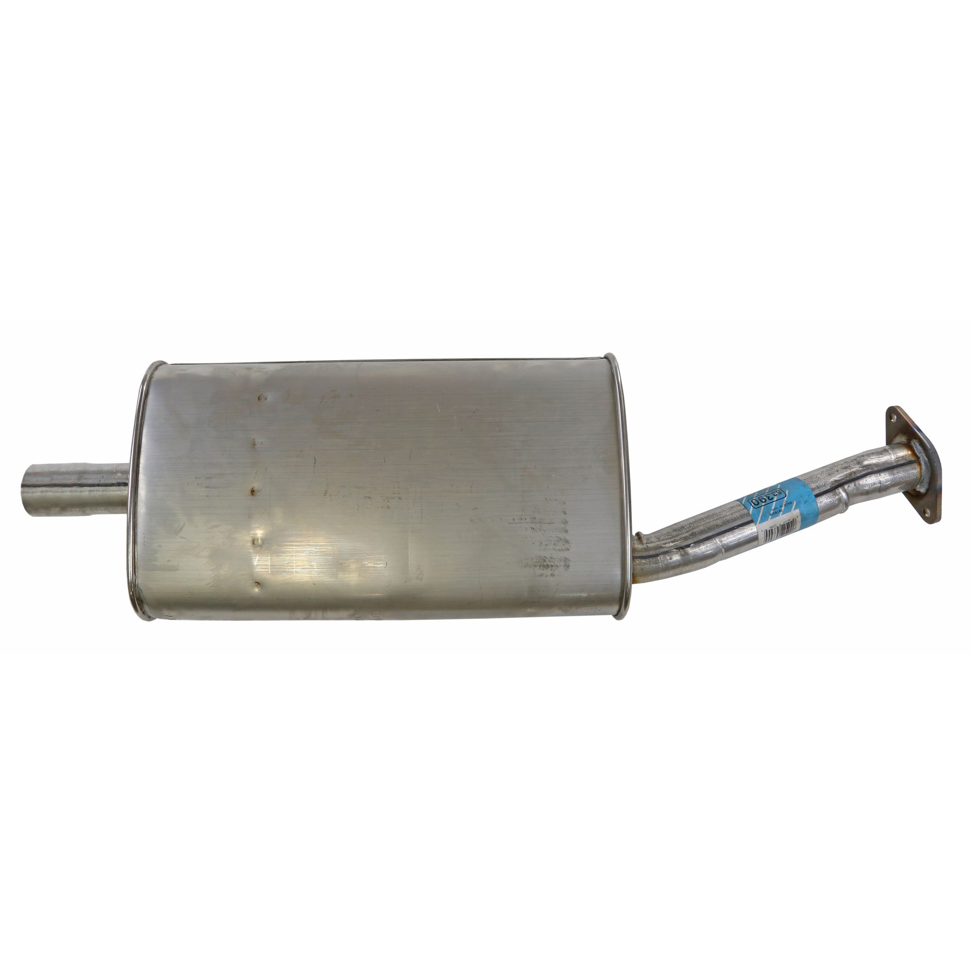Walker 53390 Quiet-Flow SS Direct Fit Exhaust Muffler Assembly 2" Inlet (ID) 2" Outlet (OD)
