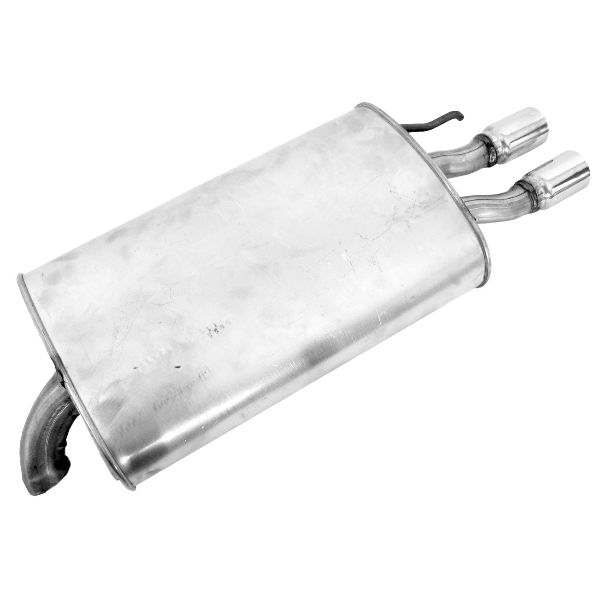 Walker 53711 Quiet-Flow SS Direct Fit Exhaust Muffler Assembly 2" Inlet (ID) 2.5" Outlet (OD)