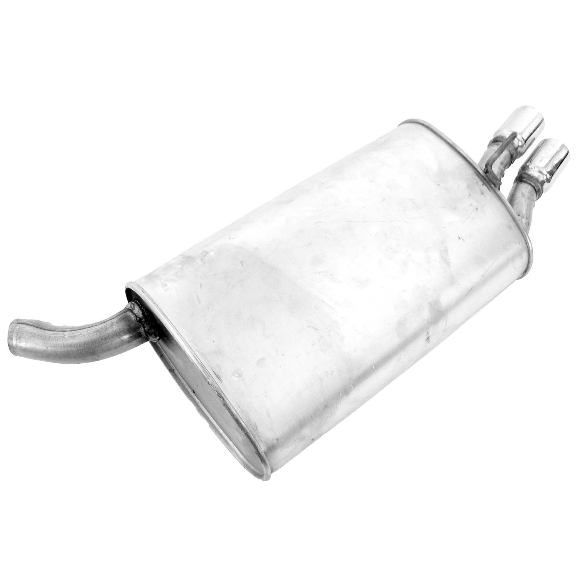 Walker 53712 Quiet-Flow SS Direct Fit Exhaust Muffler Assembly 2" Inlet (ID) 2.5" Outlet (OD)