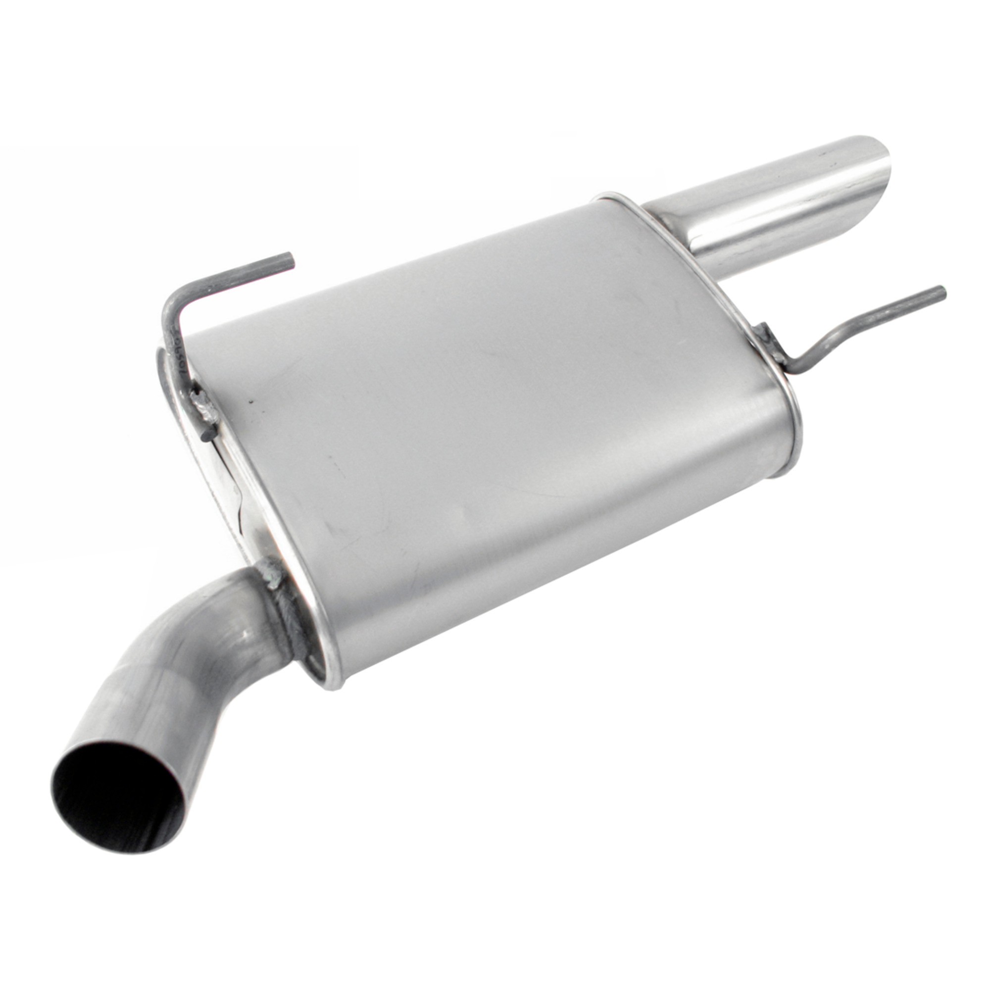 Walker 53739 Quiet-Flow SS Direct Fit Exhaust Muffler Assembly 2.5" Inlet (ID) 3" Outlet (OD)